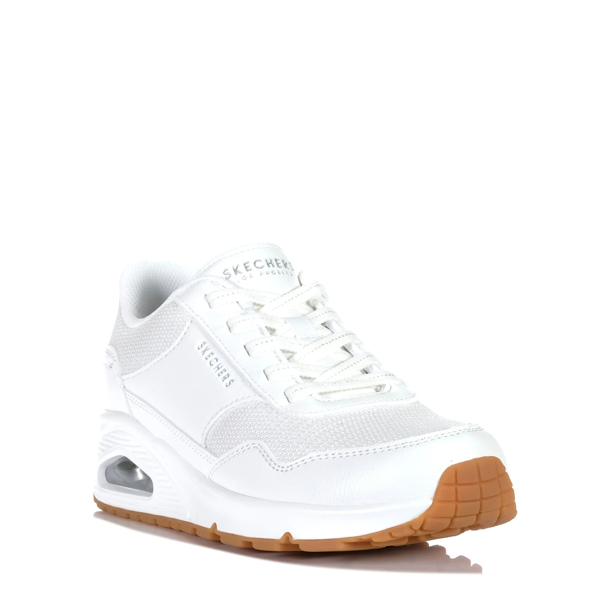 Streamlined Skechers Slip-Ins: Uno - Banksia White 177117