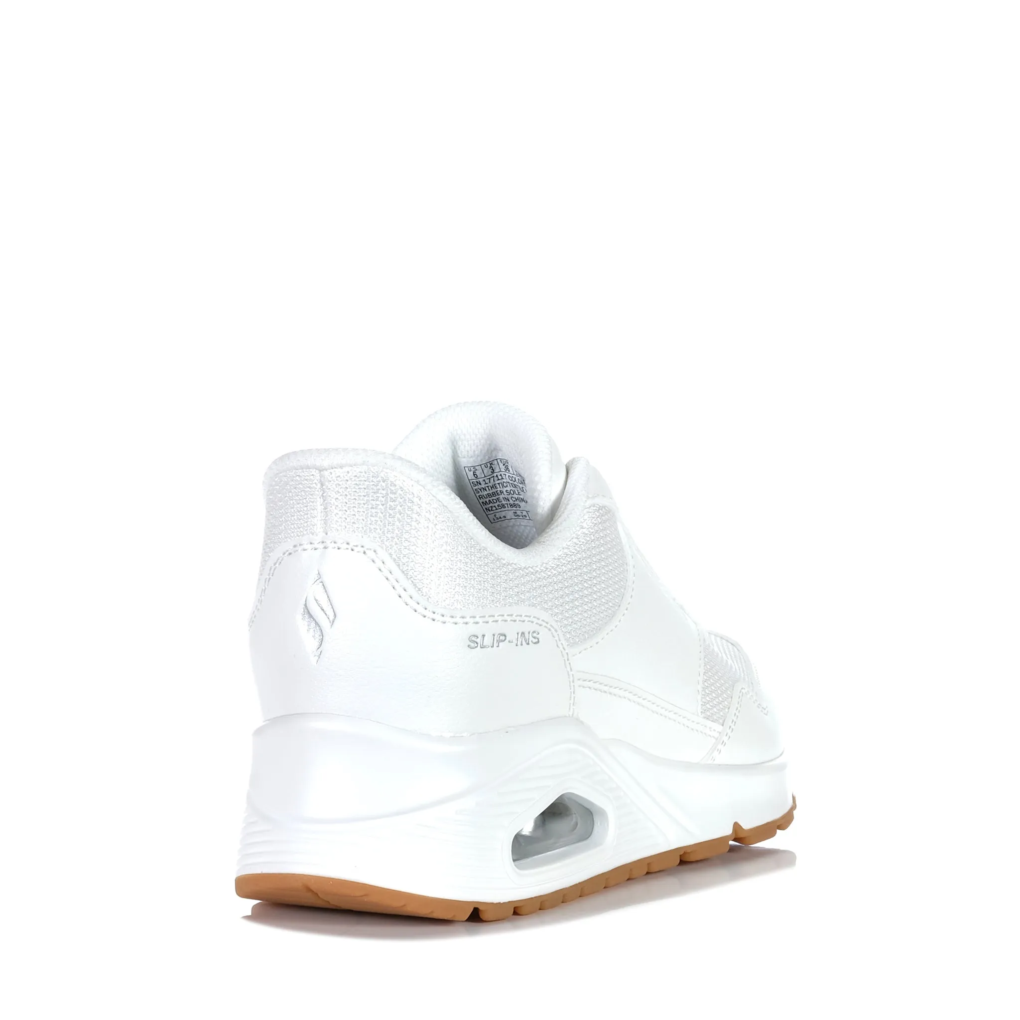 Streamlined Skechers Slip-Ins: Uno - Banksia White 177117