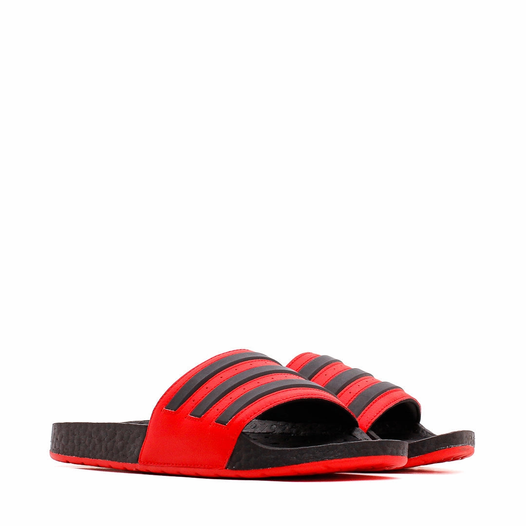 Stress-Free Walk Adidas Originals Men Adilette Boost Red Black GZ5884