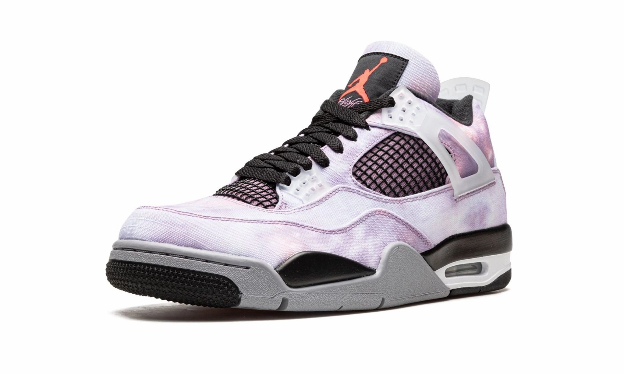 Stretchable Footwear Mesh Air Jordan 4 Retro Amethyst Wave