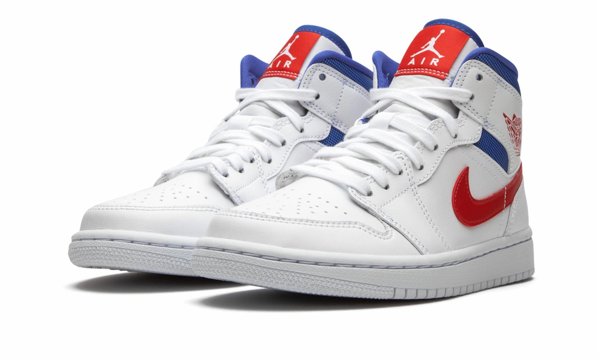 Stretchy sole Wmns Air Jordan 1 Mid Usa 2022