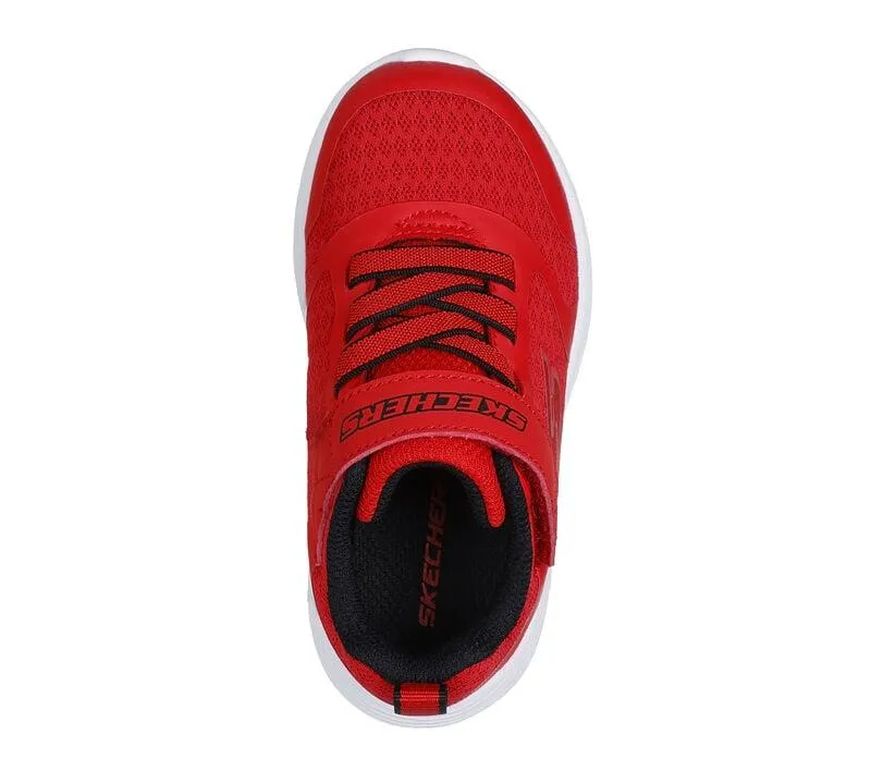 Structured ease Skechers Infants' Dyna-Lite Goltran Sneaker - Red/Blk