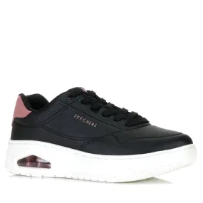 Full Flexibility City Stroll Skechers Uno Court - Fast Break 177705 Black