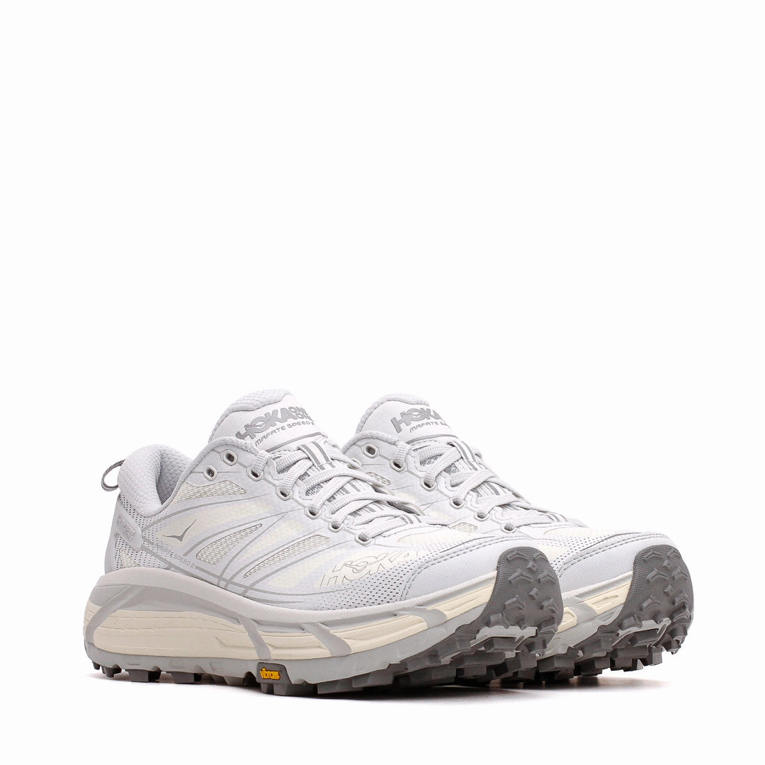 Stylish Comfort Hoka One One Unisex Mafate Speed 2 Cosmic Grey Alabaster 1126851-CYLB