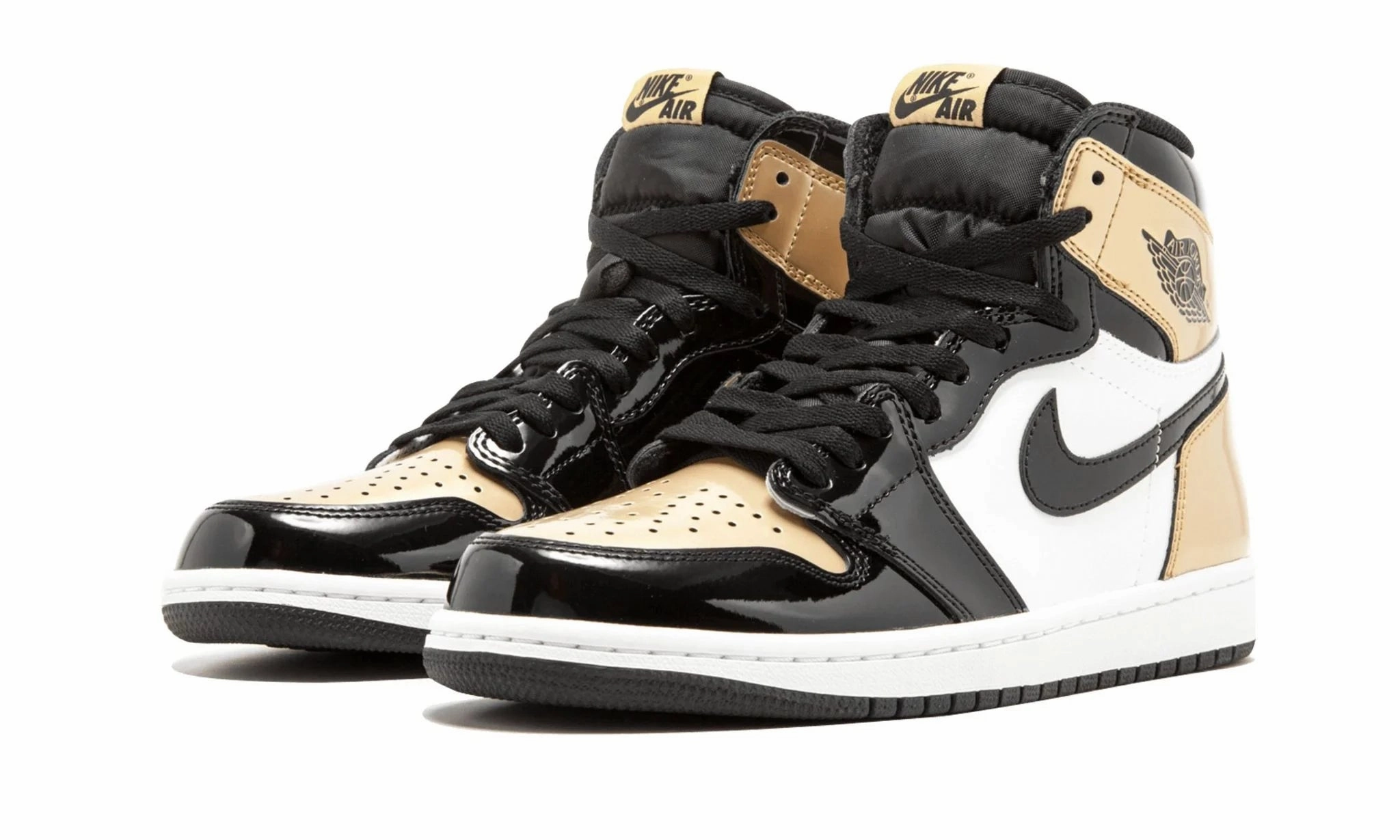Stylish Fit Air Jordan 1 Retro High OG NRG "Gold Toe"