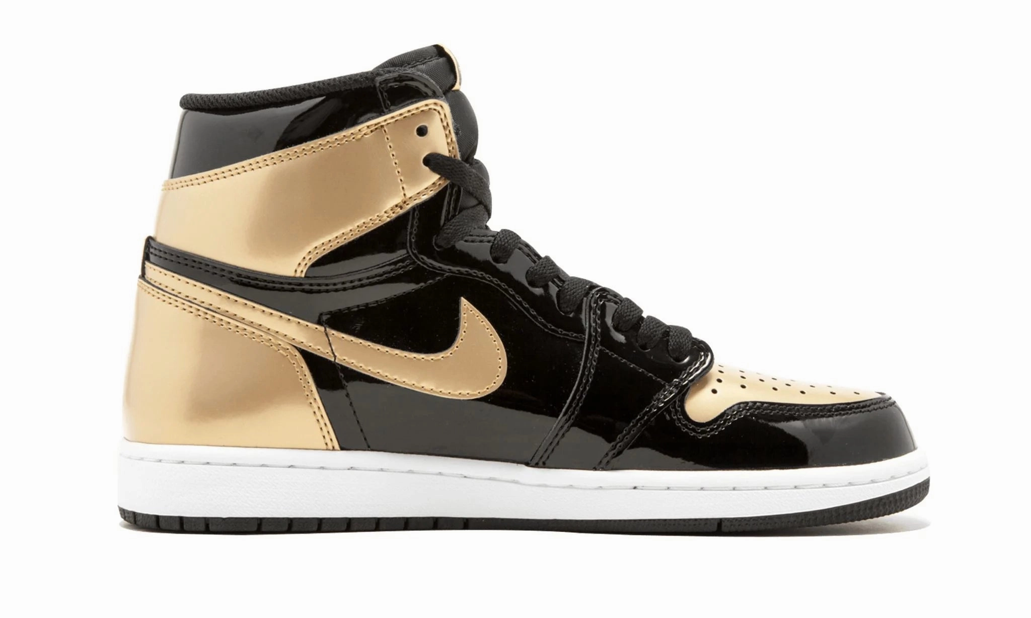 Stylish Fit Air Jordan 1 Retro High OG NRG "Gold Toe"