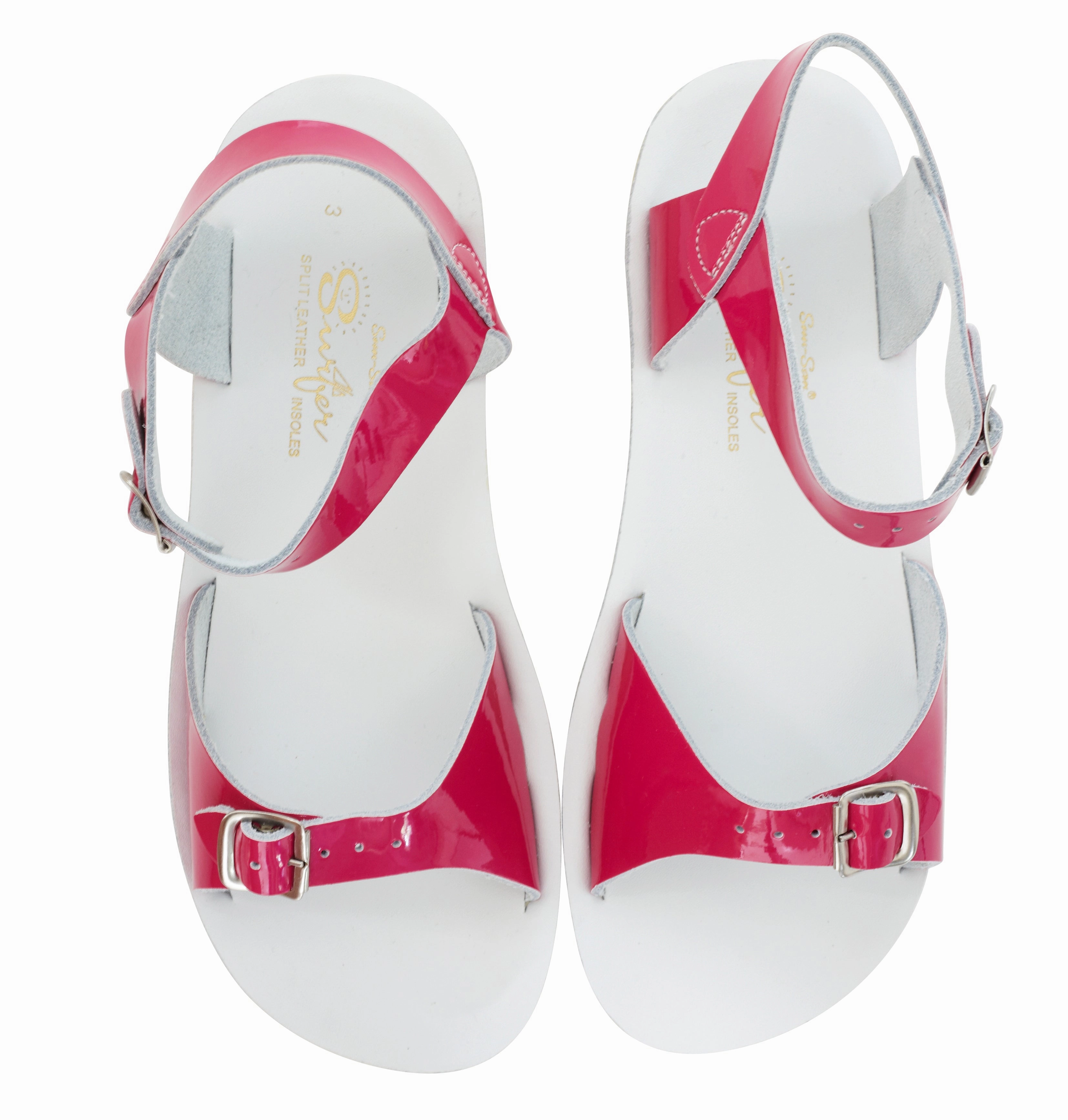 Stylish soles Salt Water Sandals Surfer - Shiny Fuchsia
