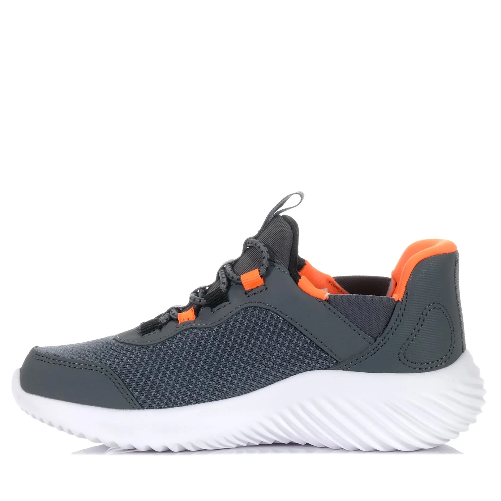 Superior Look Skechers Slip-Ins: Bounder - Brisk-Burst 403822L Charcoal/Orange