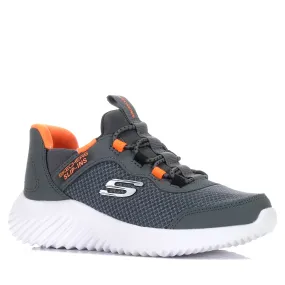 Skechers Slip-Ins: Bounder - Brisk-Burst 403822L Charcoal/Orange Casual Ease