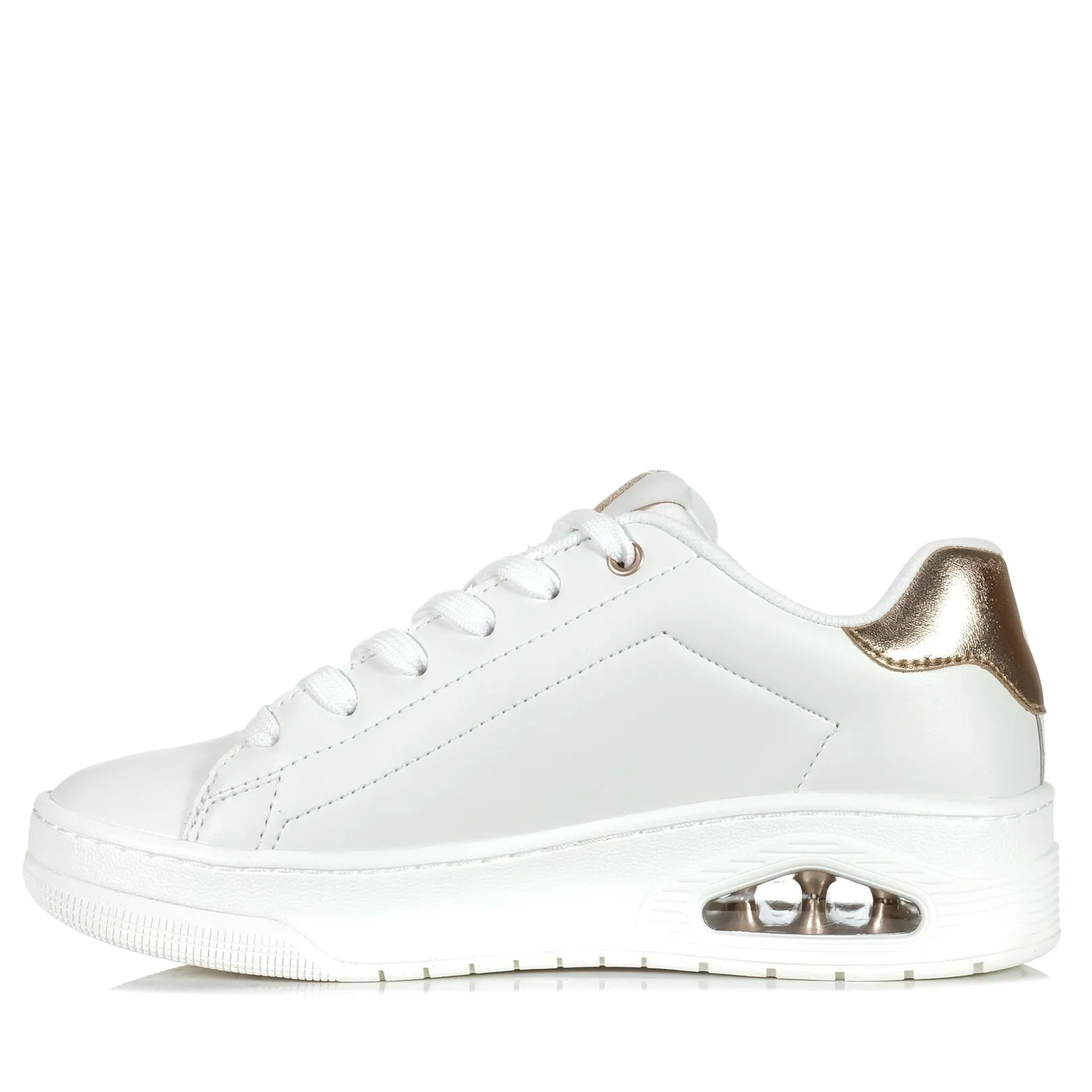 Supportive soles Skechers Uno Court - Courted Air 177700 White