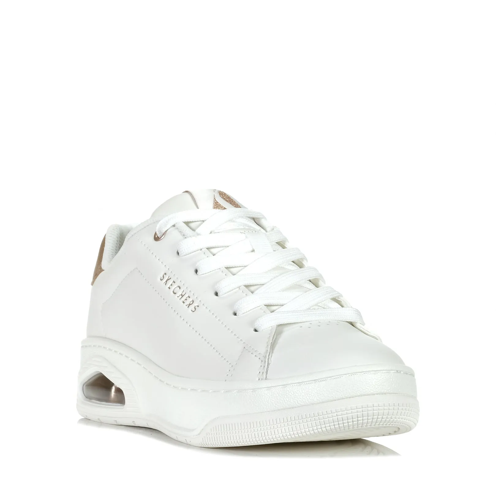 Supportive soles Skechers Uno Court - Courted Air 177700 White