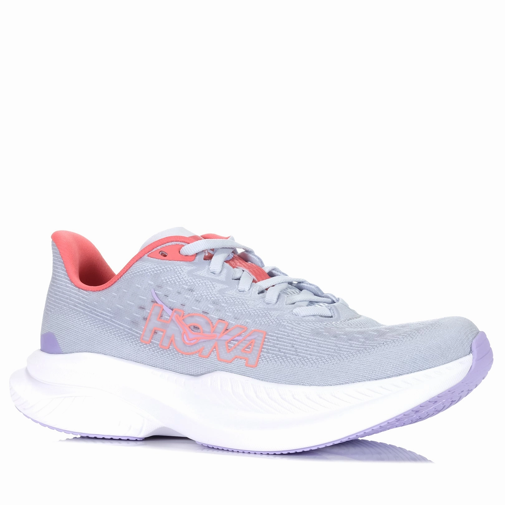 Style - and - function Cushioned ride Hoka Mach 6 (B) Pale Dusk/Gull