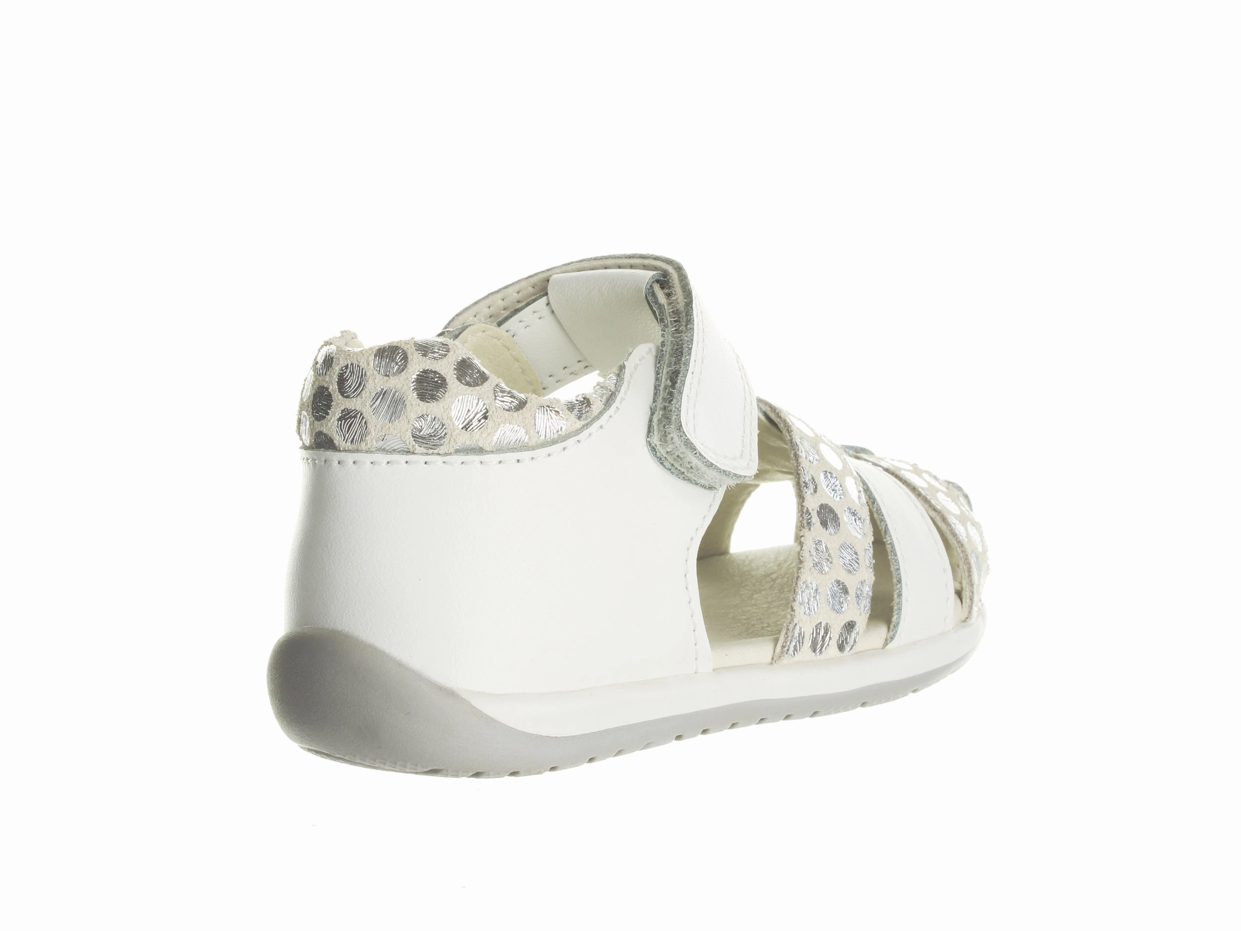 Surefit Bec Sandal - White   Silver Fashion Sandals