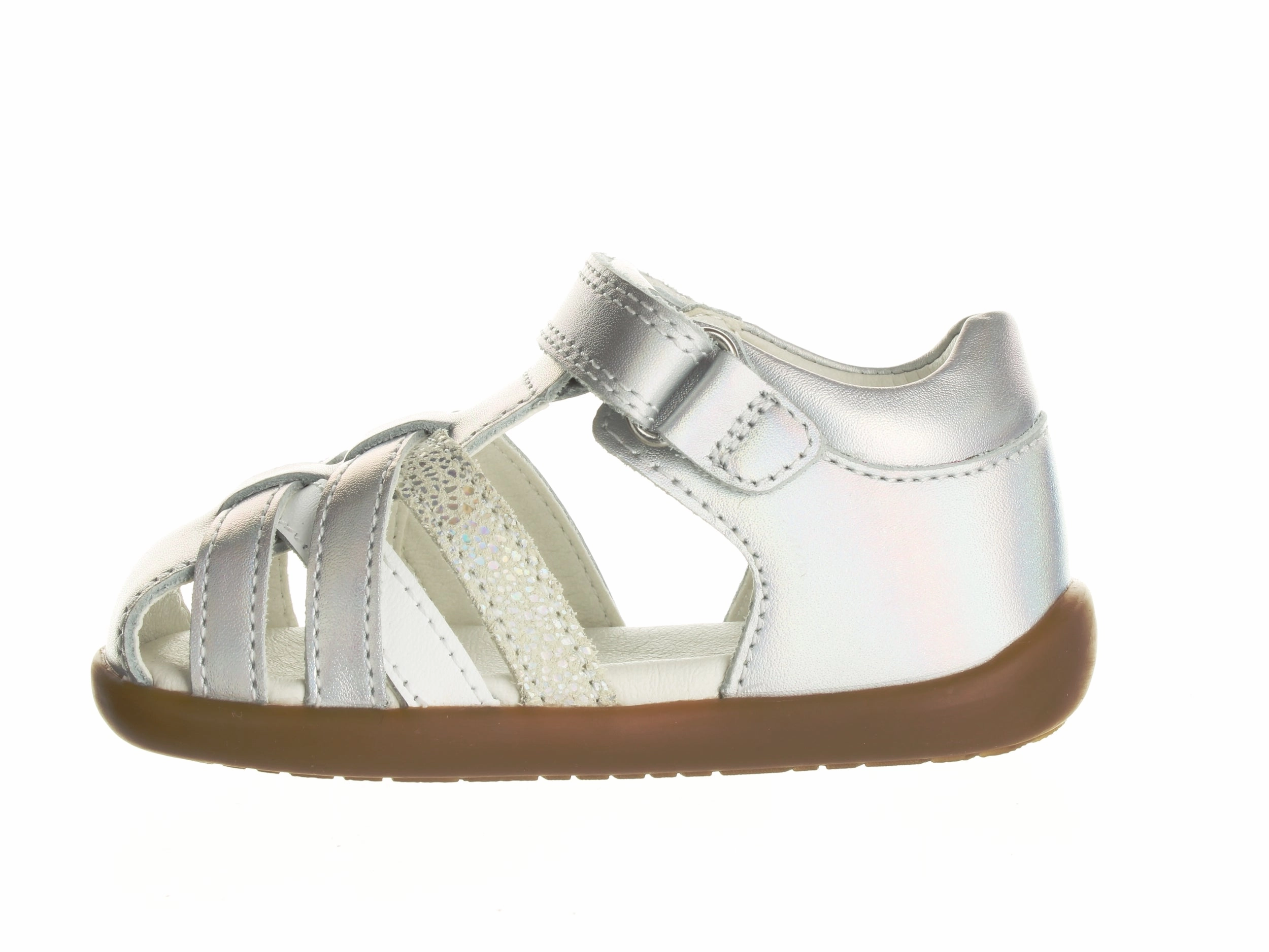Surefit Jamie Toddler Sandal - Silver Fast Fit