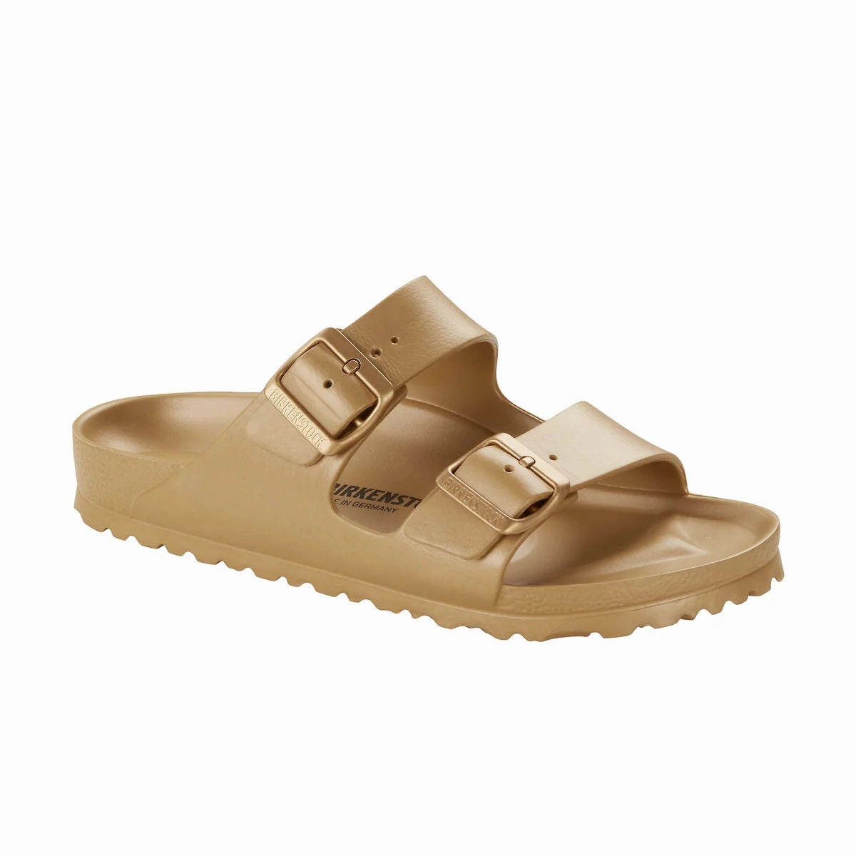 Timeless Sandal Styles Birkenstock Adult Arizona EVA - Glamour Gold - Narrow