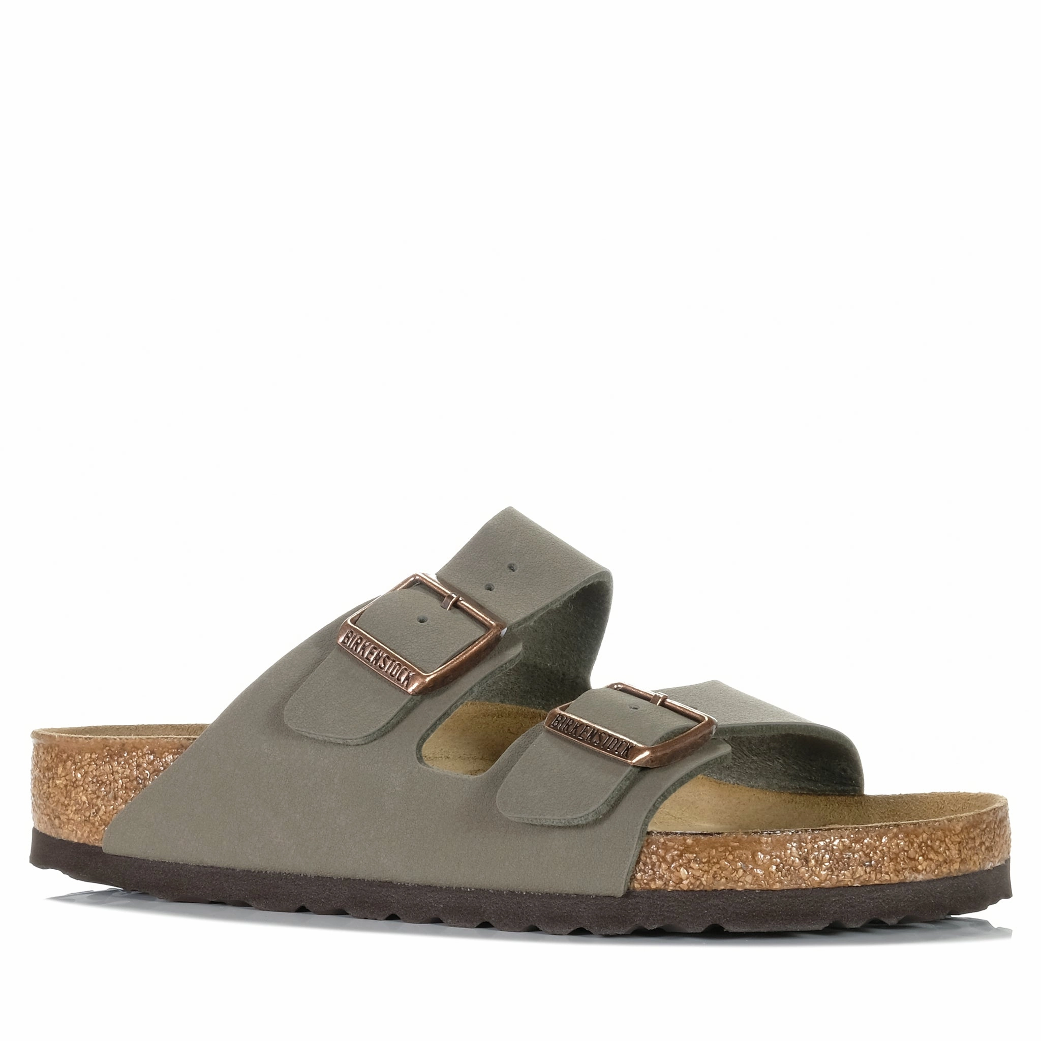 Birkenstock Arizona Birkibuc (Regular) Stone Ergonomic Design