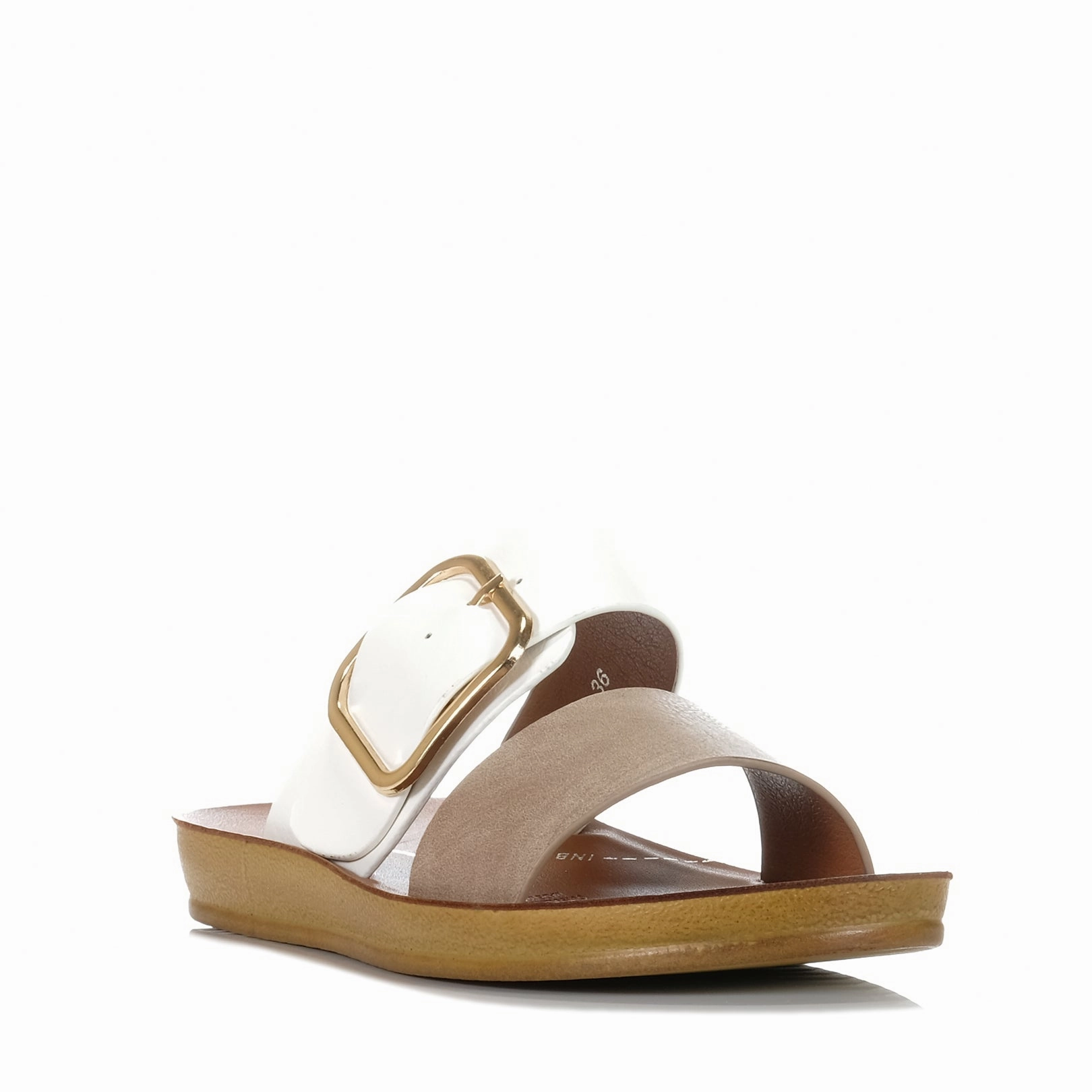 Timeless Strappy Sandals Los Cabos Doti Taupe/White