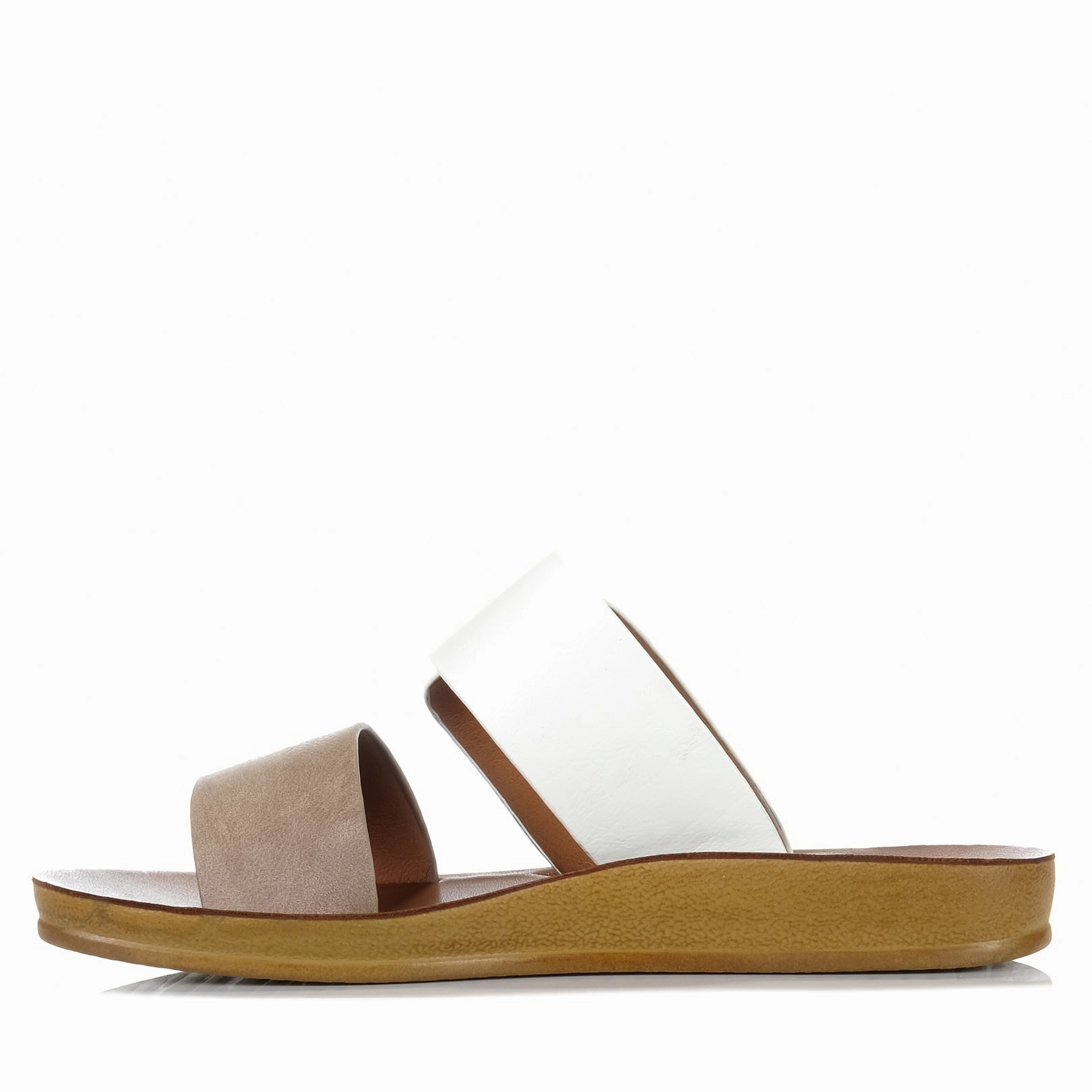 Timeless Strappy Sandals Los Cabos Doti Taupe/White