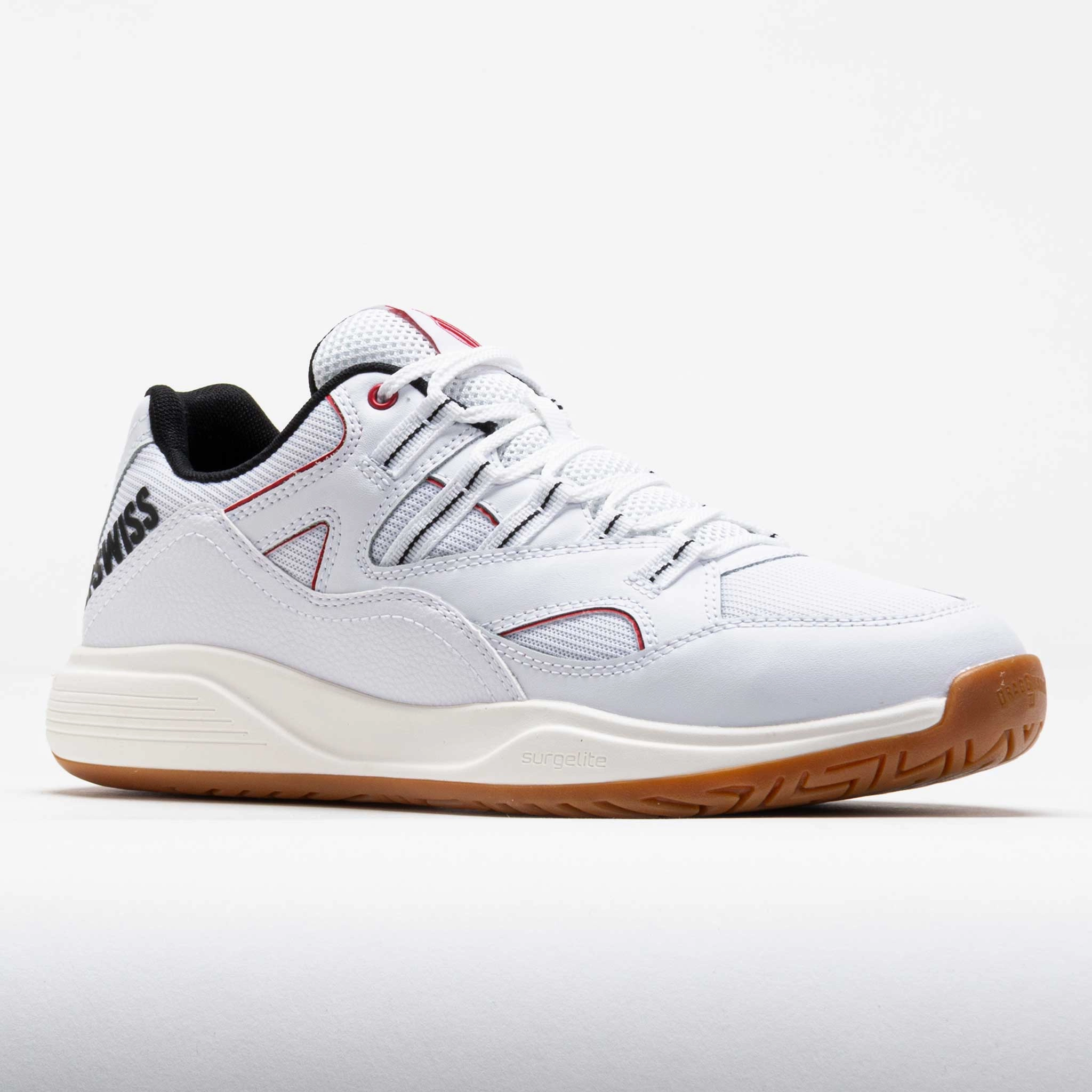 Toe Shell K-Swiss Tura Team Men's White/Black/Mars Red