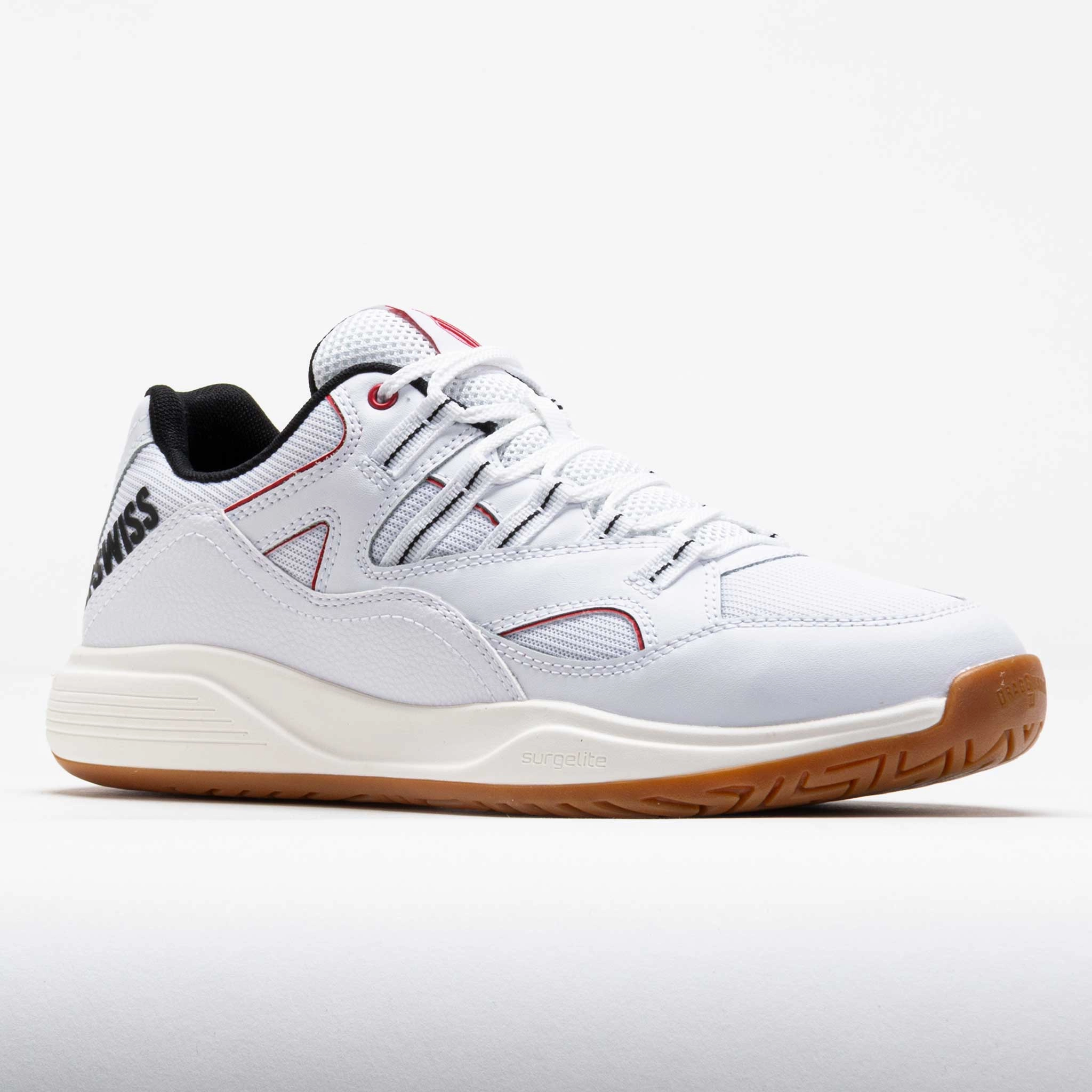 Toe Shell K-Swiss Tura Team Men's White/Black/Mars Red