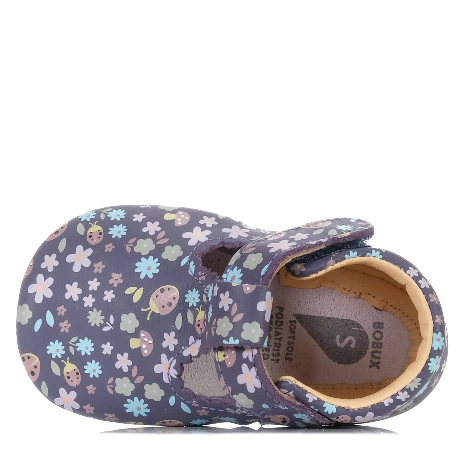Total Fit Bobux Soft Sole Meadow-BQ Grape Floral