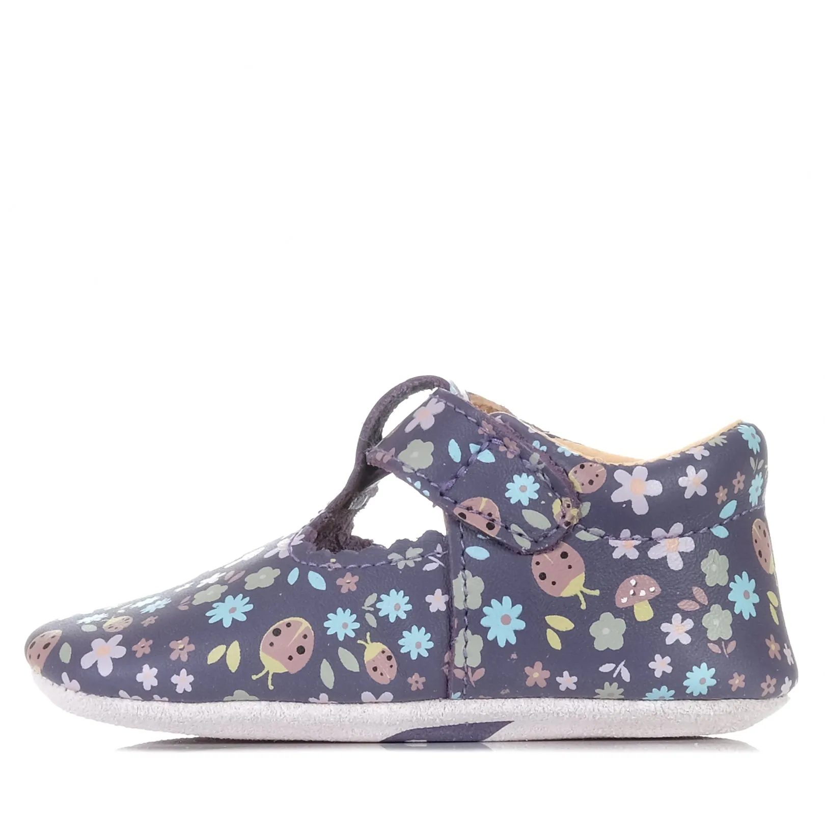 Total Fit Bobux Soft Sole Meadow-BQ Grape Floral