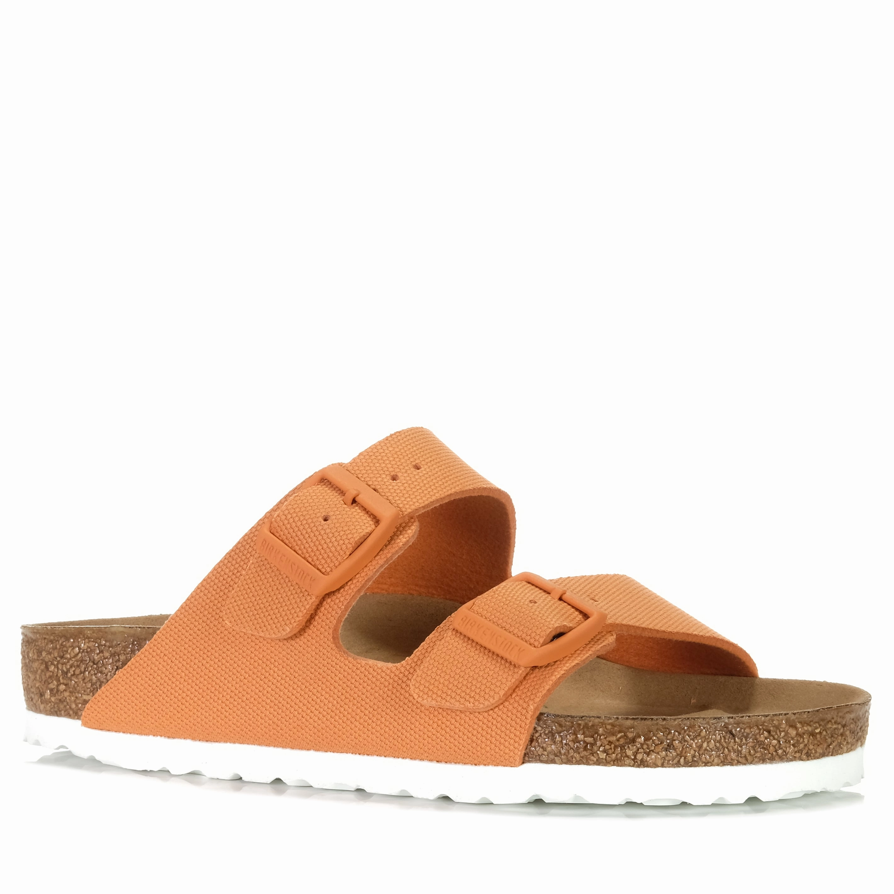Water-resistant Earth Hue Birkenstock Arizona Vegan Canvas (Regular) Papaya