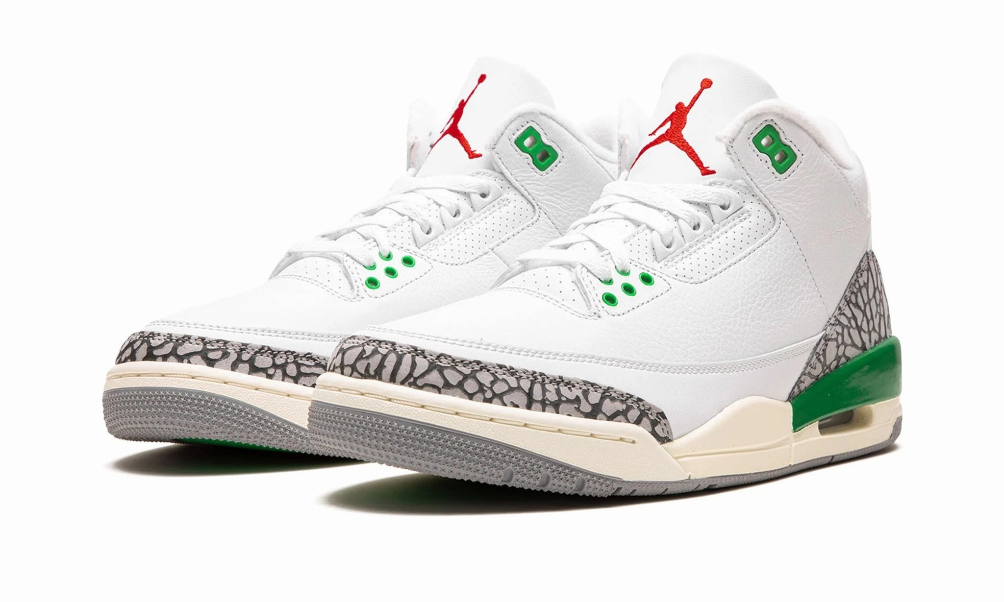 Tough Exterior Air Jordan 3 Lucky Green (Wmns)