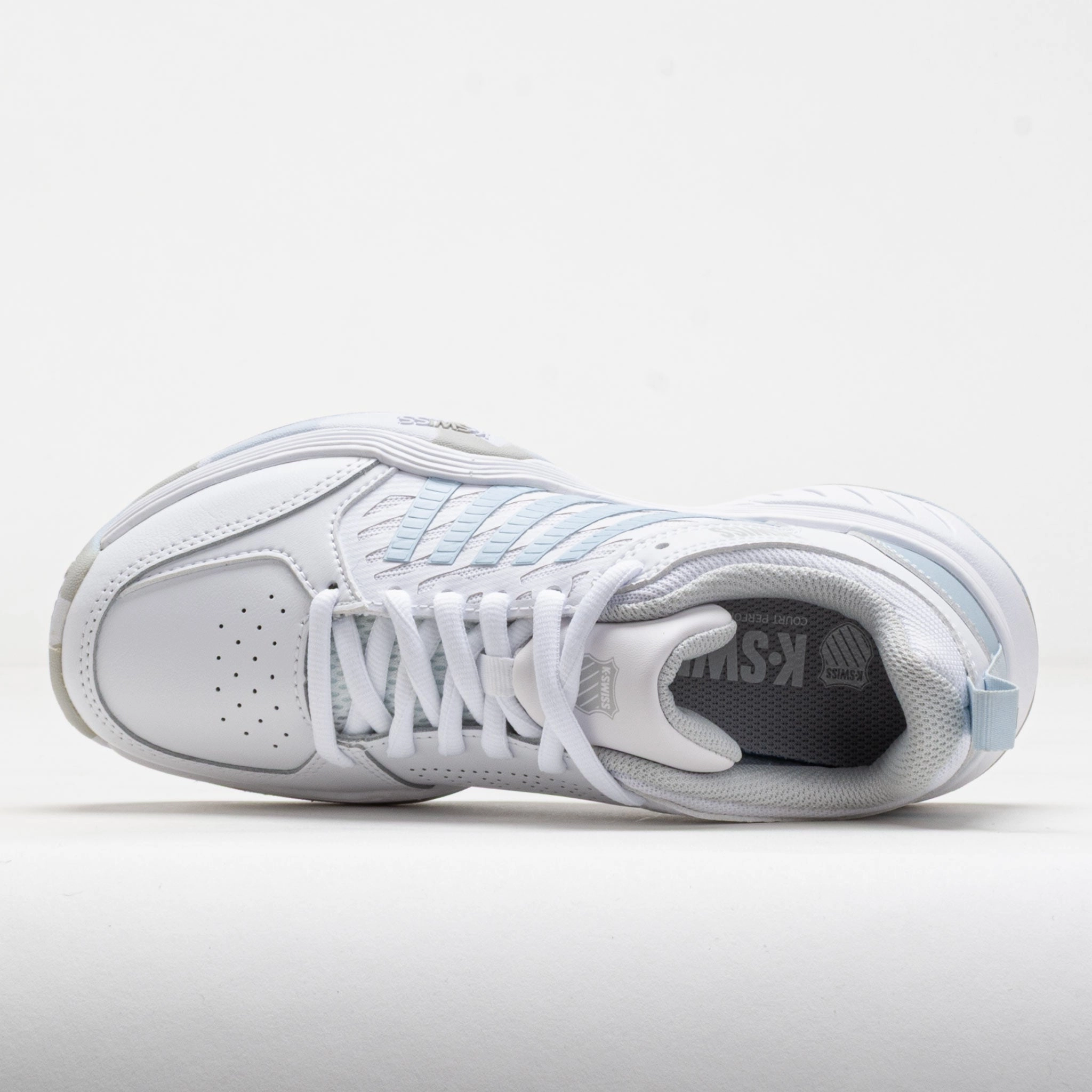 Trail Cushion K-Swiss Court Express 2 Junior White/Ballad Blue/Dawn Blue