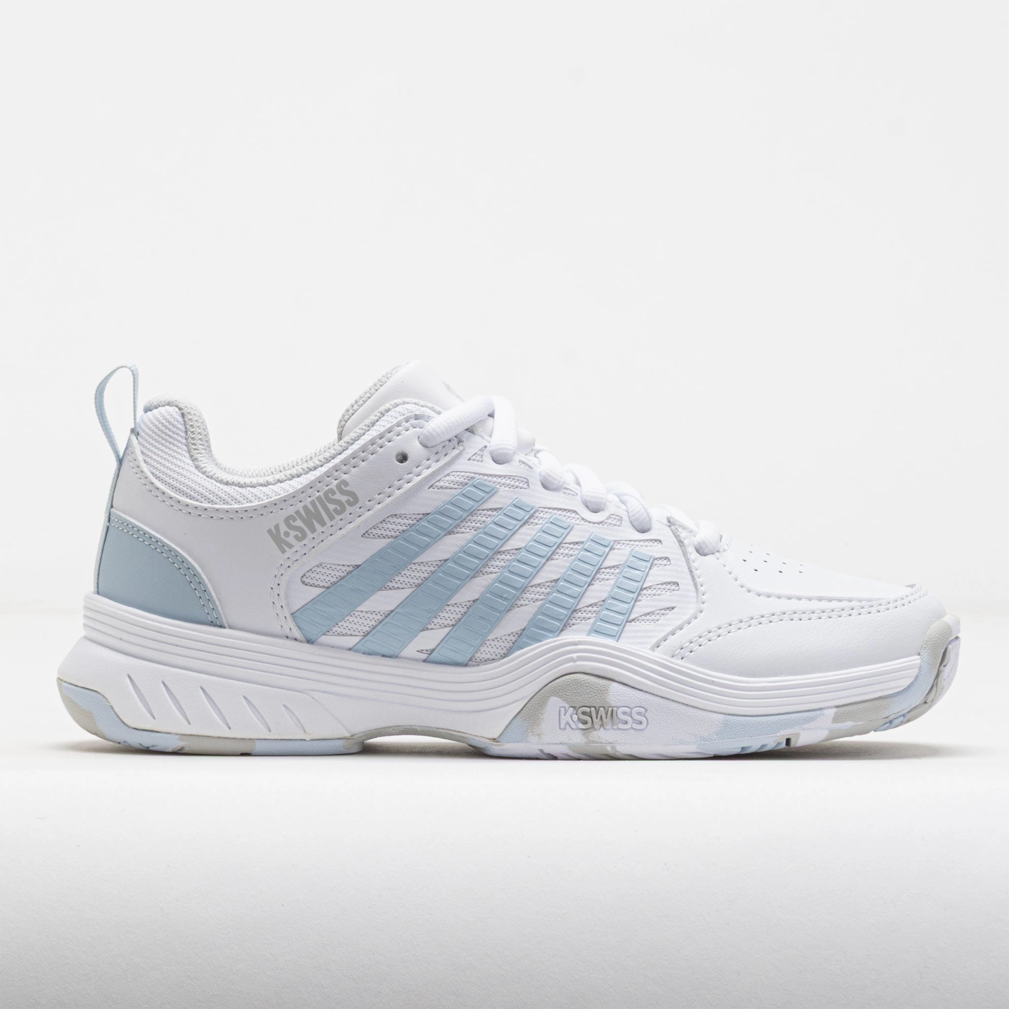 Trail Cushion K-Swiss Court Express 2 Junior White/Ballad Blue/Dawn Blue