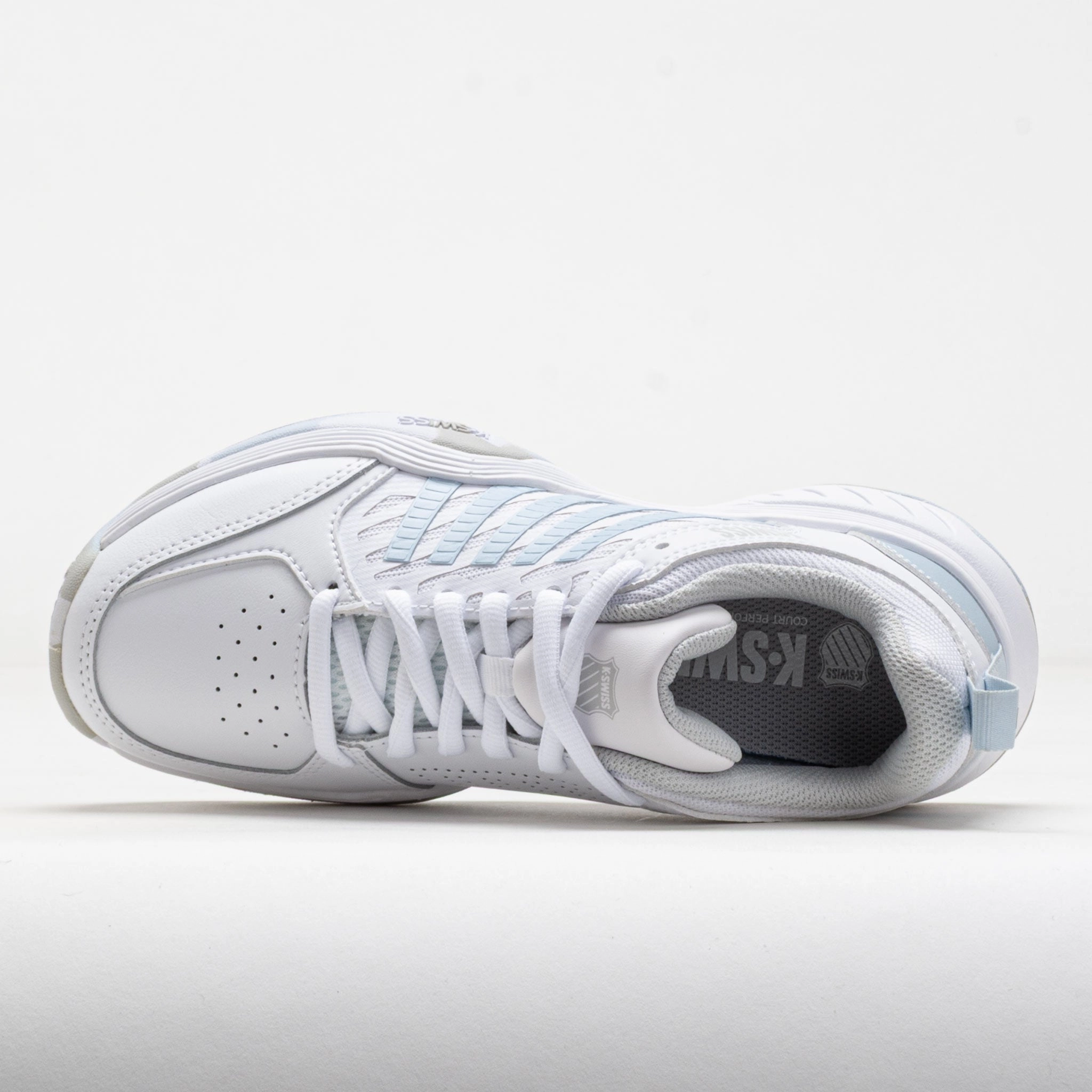 Trail Cushion K-Swiss Court Express 2 Junior White/Ballad Blue/Dawn Blue