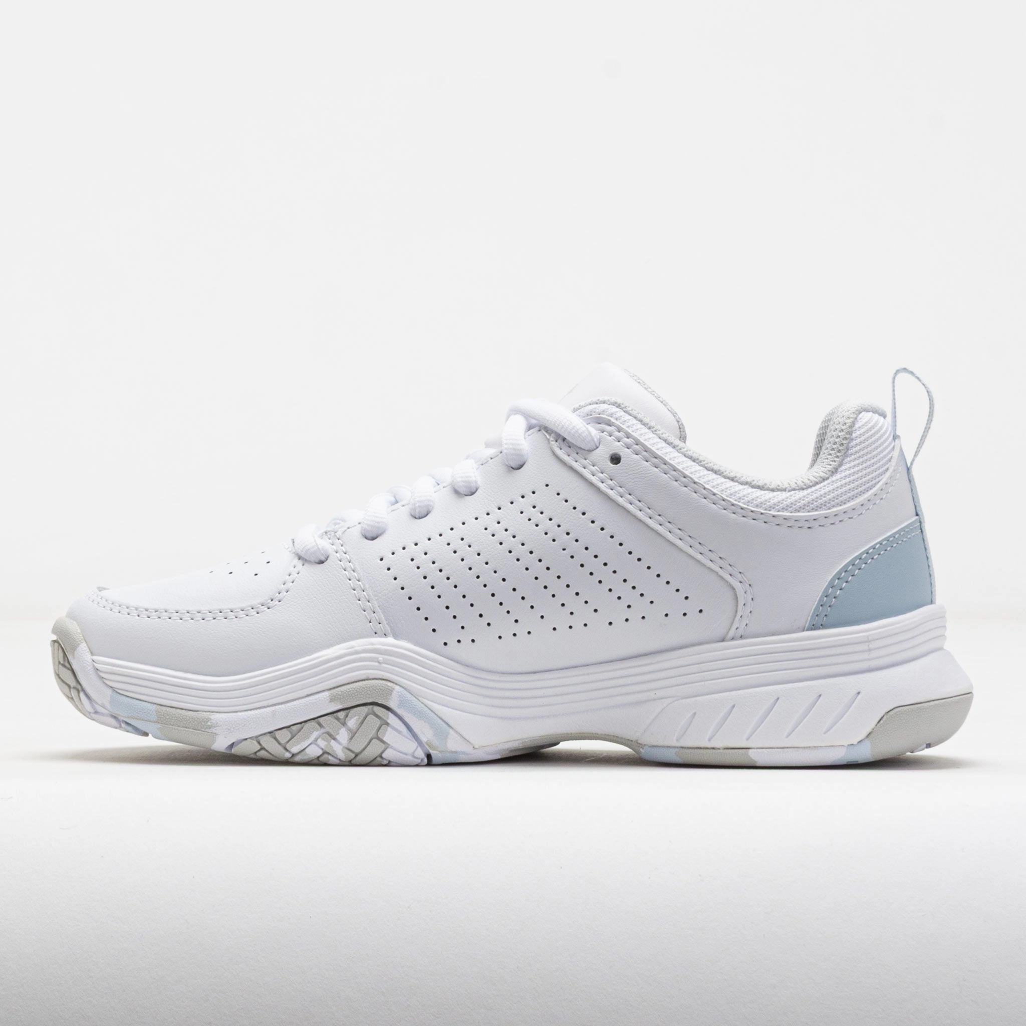Trail Cushion K-Swiss Court Express 2 Junior White/Ballad Blue/Dawn Blue