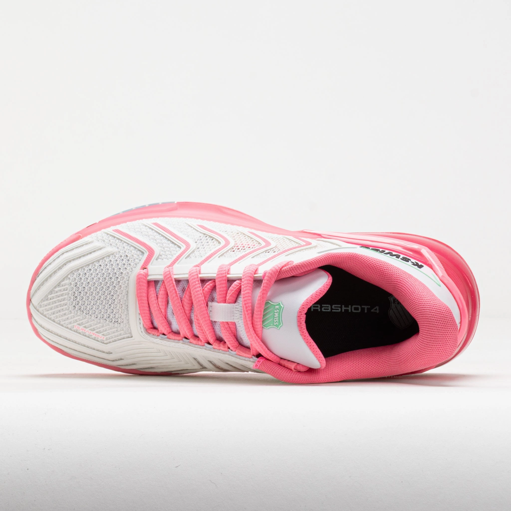 Trail Stability Max K-Swiss Ultrashot 4 Women's White/Neon Pastel Pink/Hot Neon Pink