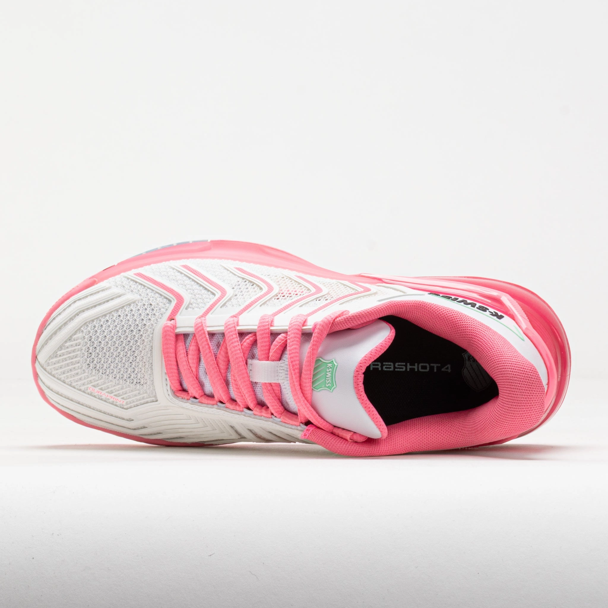 Trail Stability Max K-Swiss Ultrashot 4 Women's White/Neon Pastel Pink/Hot Neon Pink