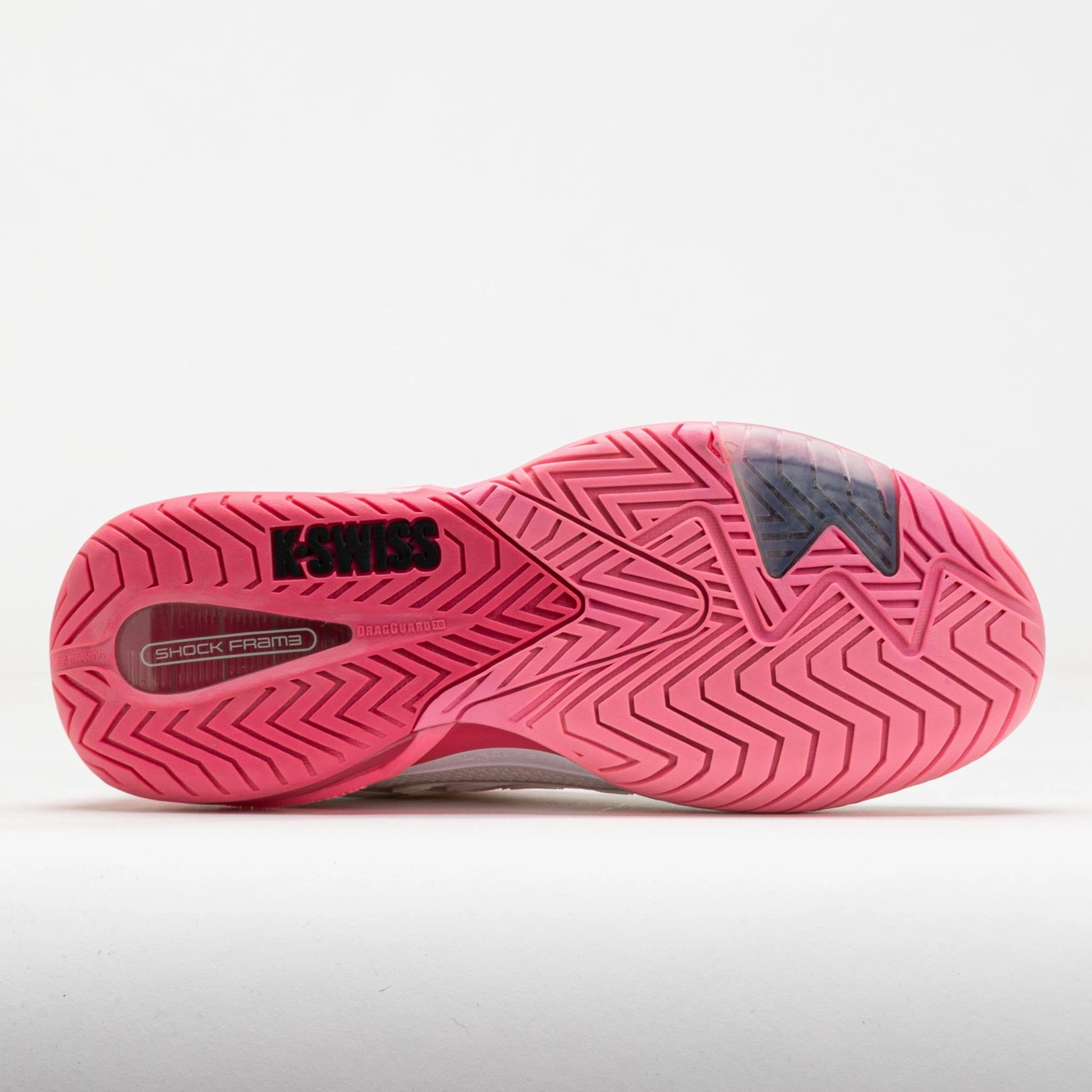 Trail Stability Max K-Swiss Ultrashot 4 Women's White/Neon Pastel Pink/Hot Neon Pink