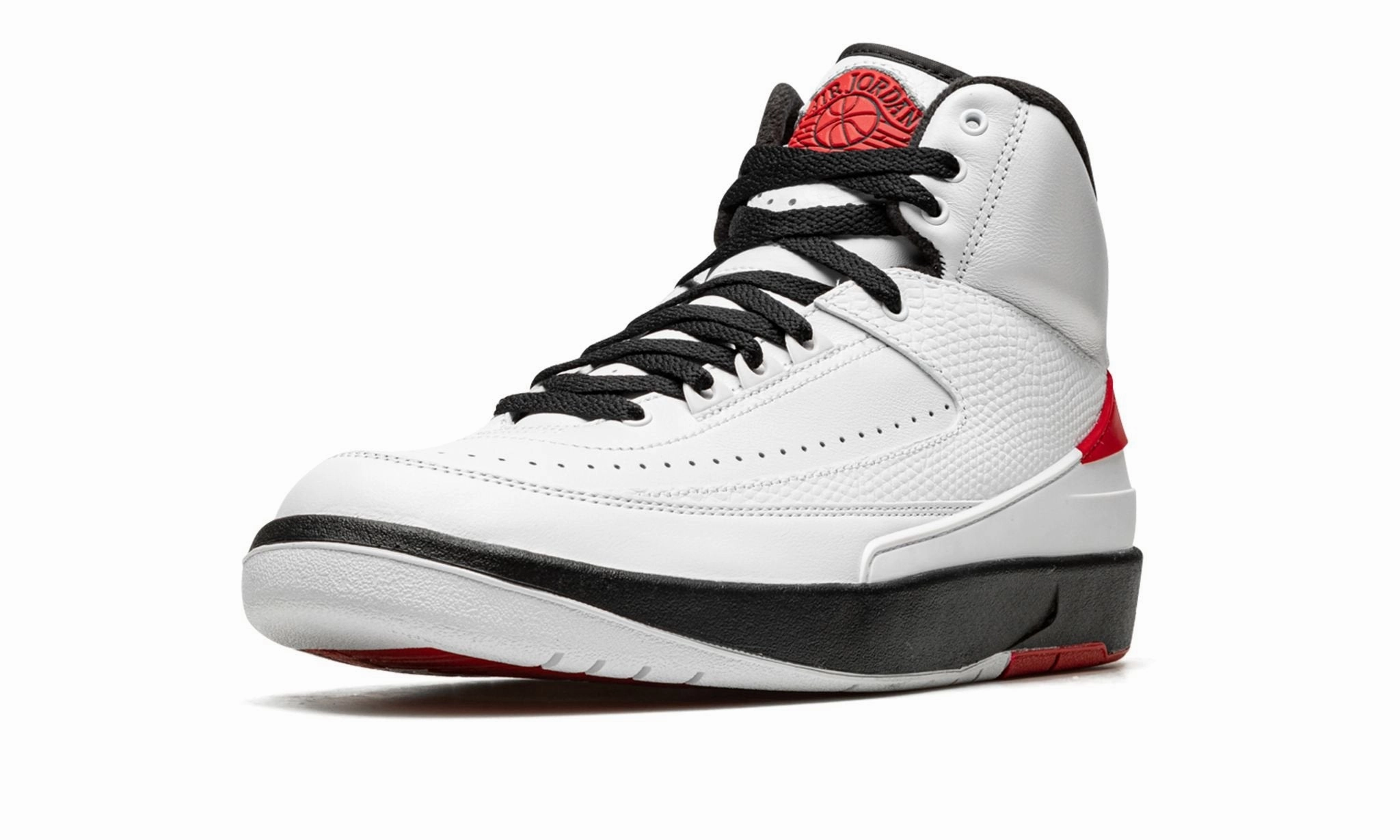 Training - friendly Air Jordan 2 Retro WhiteVarsity RedBlack