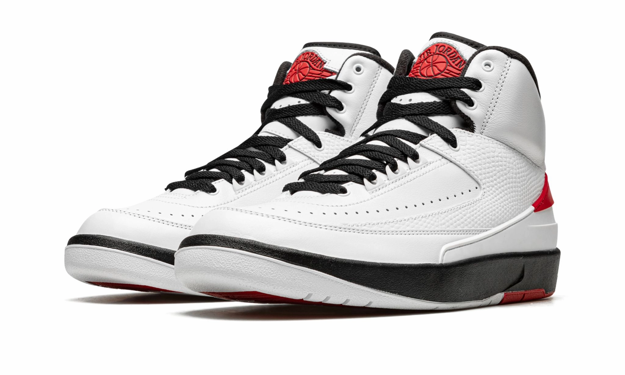 Training - friendly Air Jordan 2 Retro WhiteVarsity RedBlack