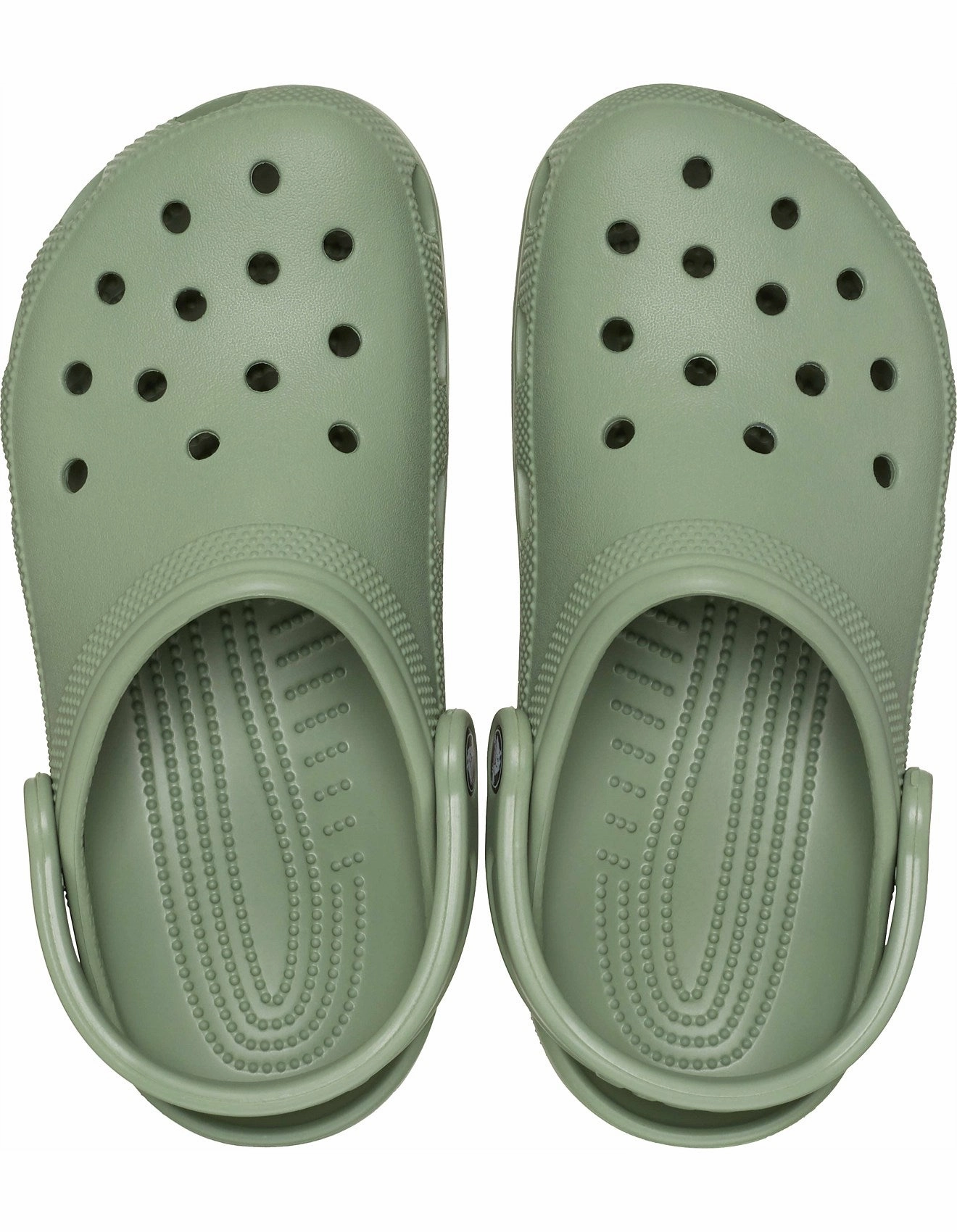Travel Footwear Style Crocs Adults Classic Clog - Moss