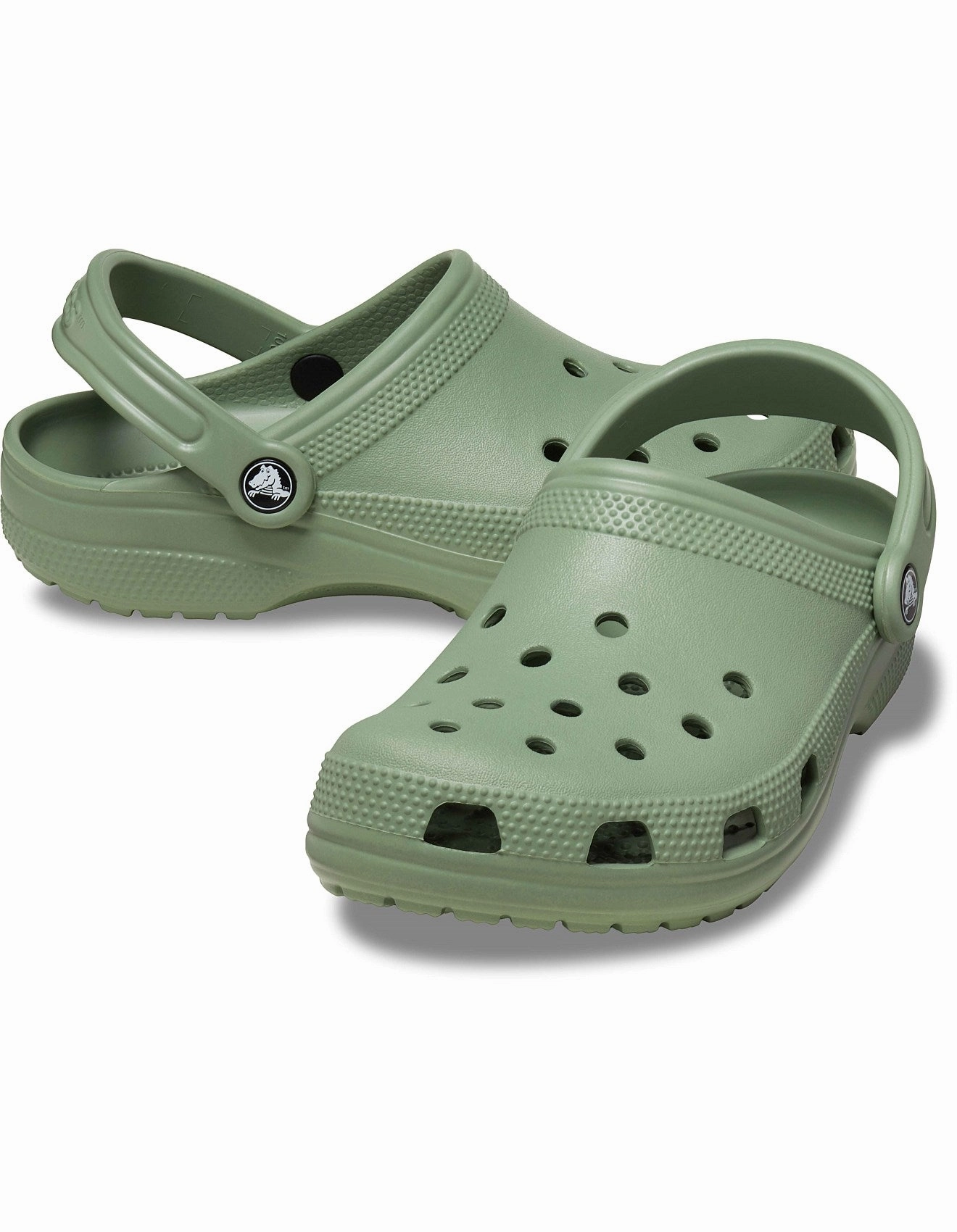 Travel Footwear Style Crocs Adults Classic Clog - Moss