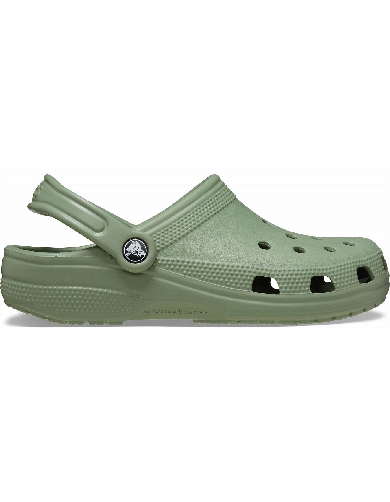 Crocs Adults Classic Clog - Moss Trendy Vibe Versatile Outdoor Style