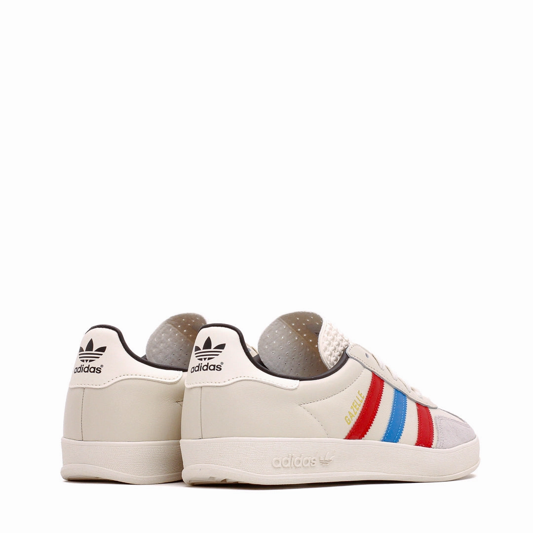 Travel Glide-Step Adidas Men Gazelle Indoor White Scarlet IE9091