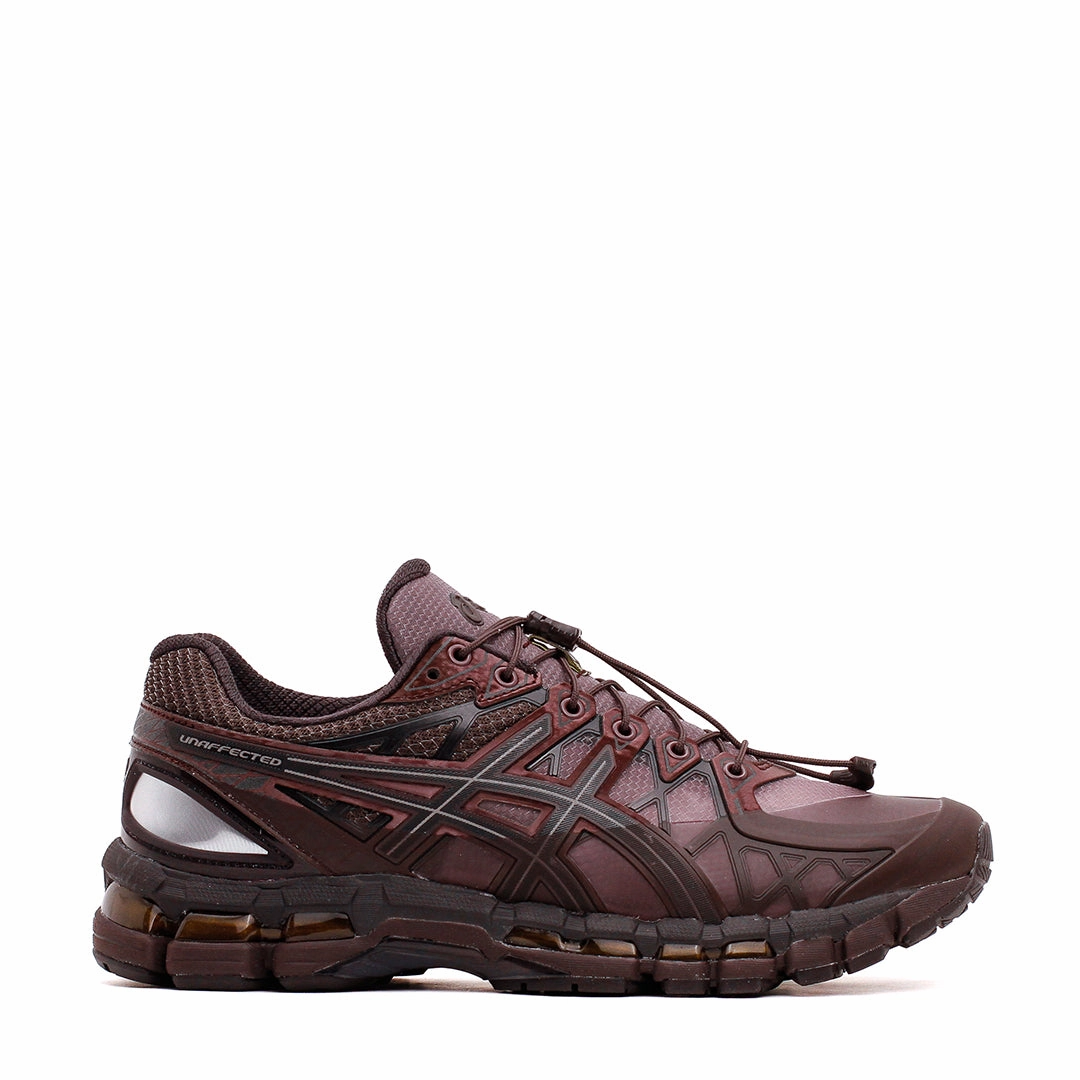 Travel Light Asics x Unaffected Unisex Gel-Kayano 20 Dark Cherry Black 1203A529-600