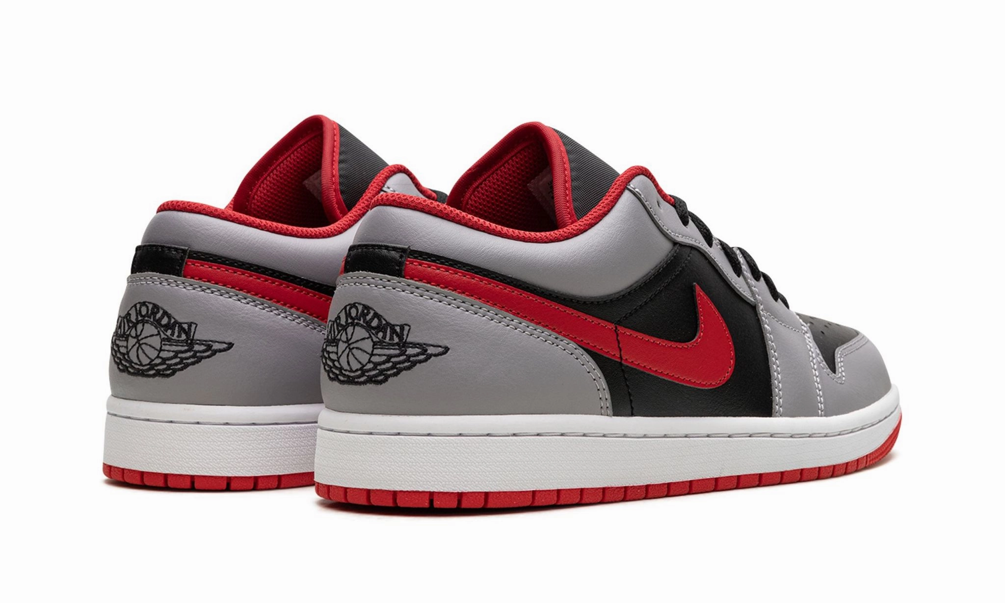 Travel Step-On Move Air Jordan 1 Low 'Cement Fire Red'