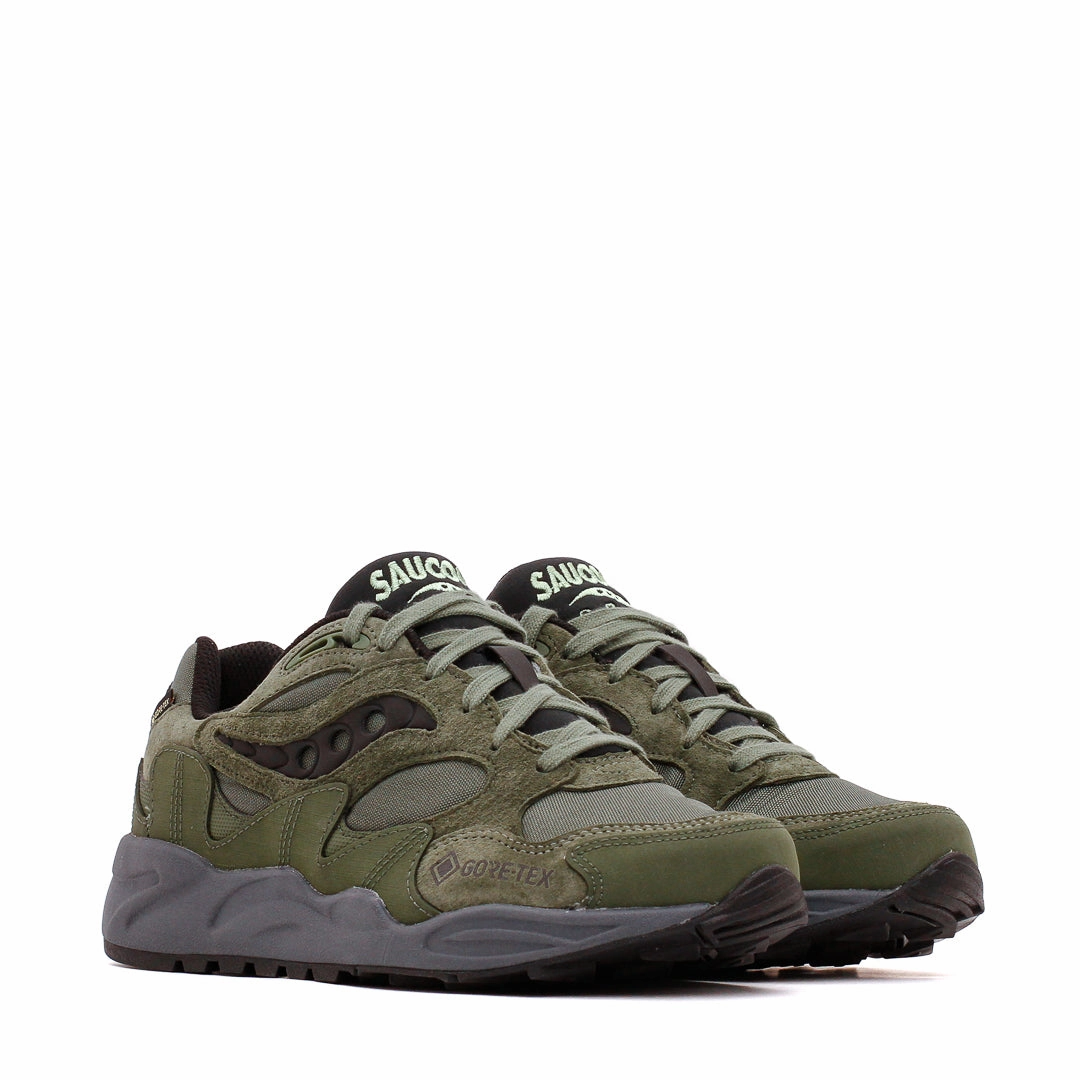 Travel Step-On Move Saucony Men Grid Shadow 2 GTX Gore-Tex Forest Black S70840-2