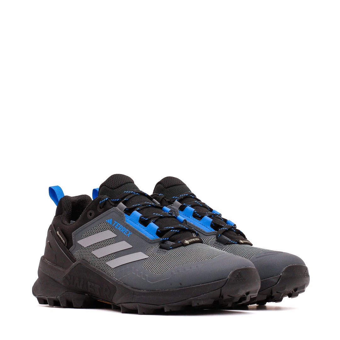 Travel Walk Step Adidas Men Terrex Swift R3 GORE-TEX Black Blue Rush HR1311