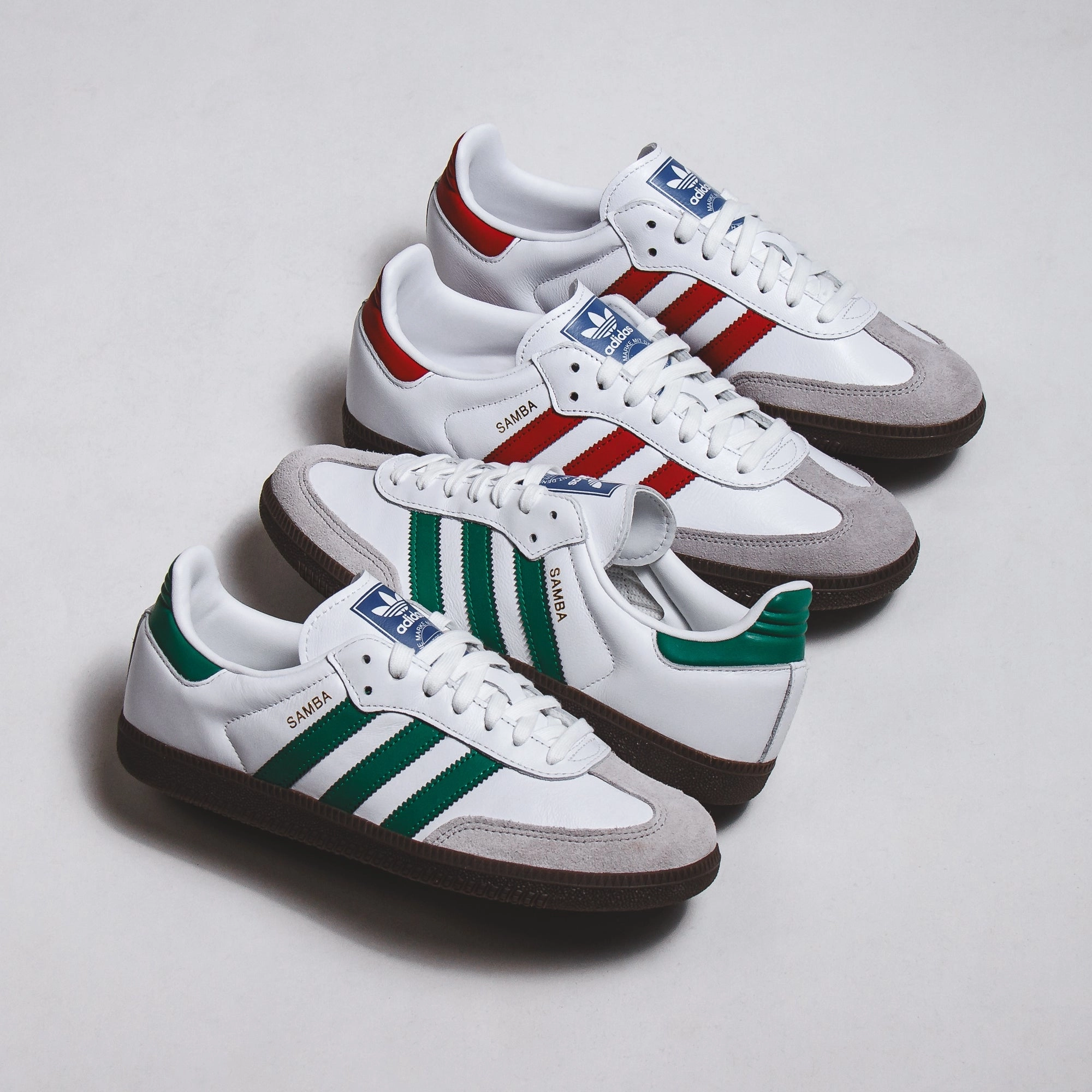 Trend Ease Adidas Originals Men Samba OG White Green IG1024