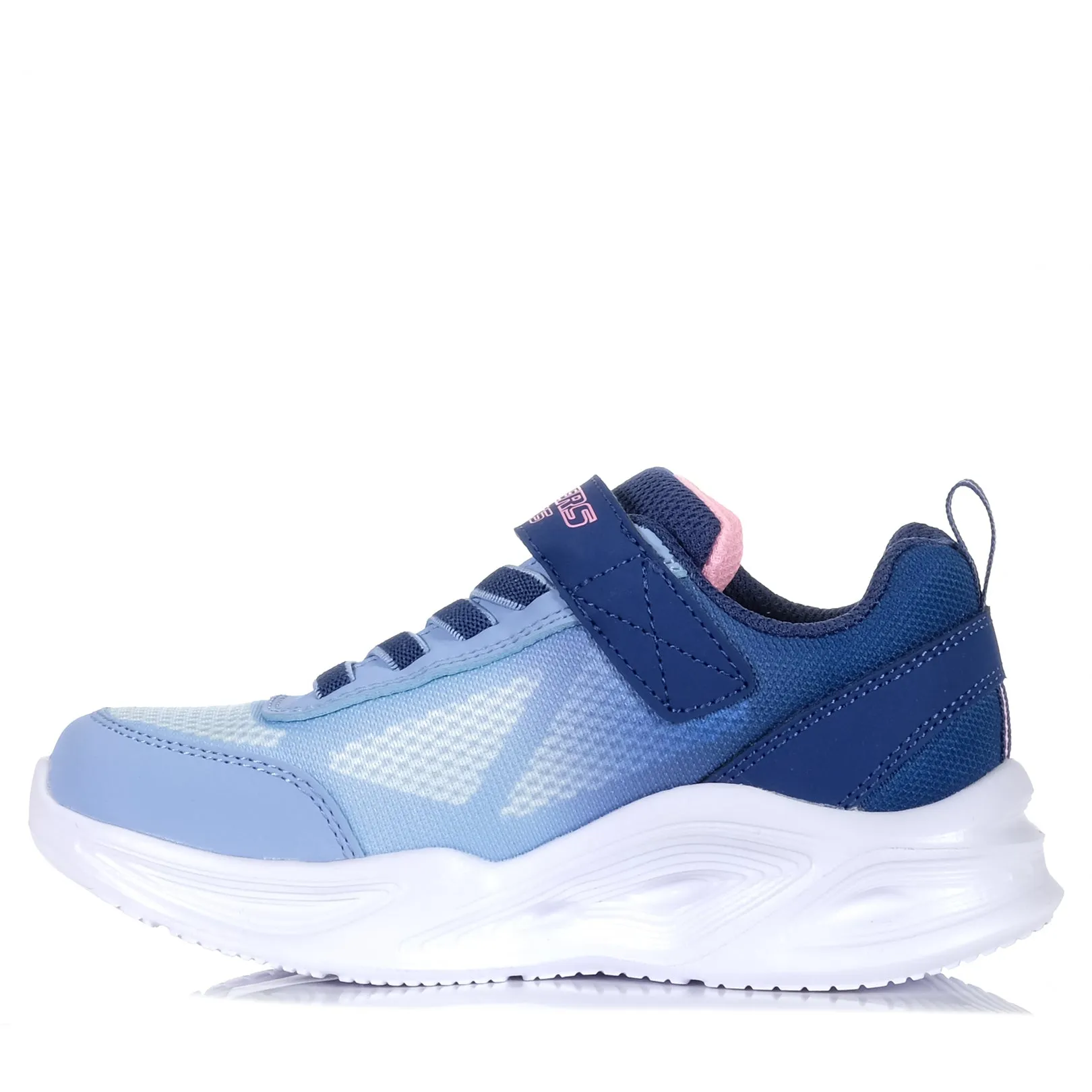 Trendy Appearance Skechers Sola Glow-Ombre Deluxe 303714L Navy Light Blue