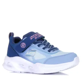 Foot Glide Skechers Sola Glow-Ombre Deluxe 303714L Navy Light Blue