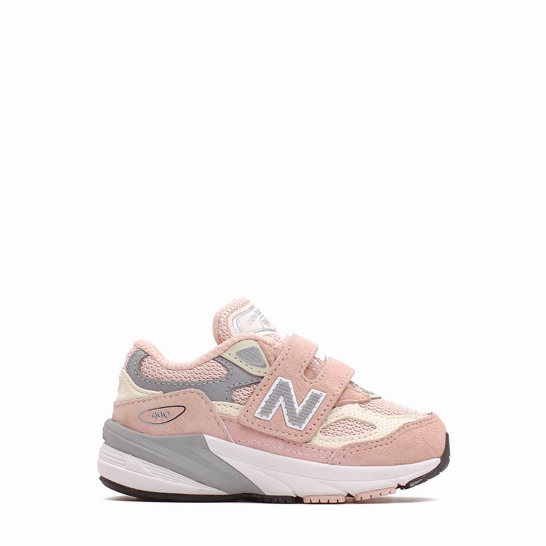 Rest Walk New Balance Infant 990v6 Hook and Loop Pink Haze IV990PK6