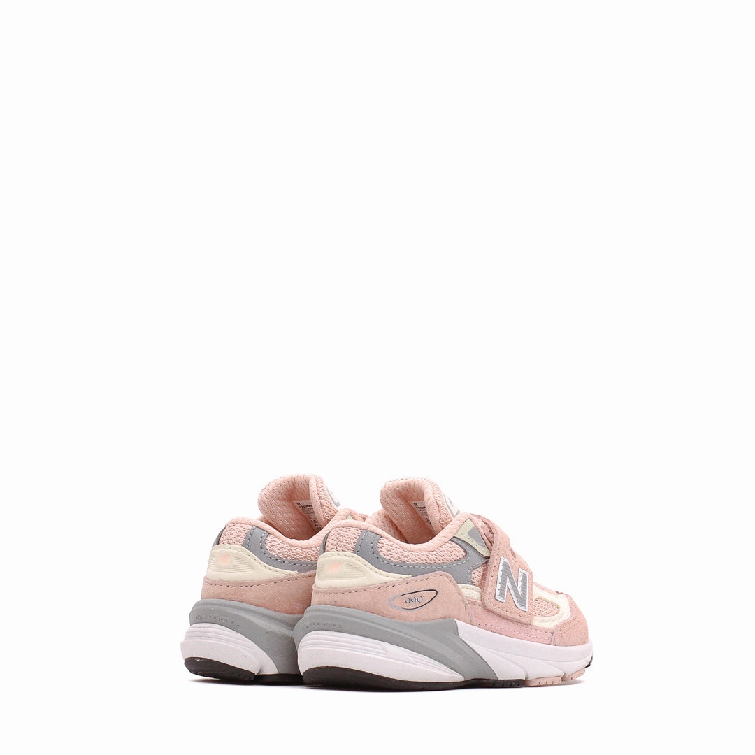Trendy Comfort New Balance Infant 990v6 Hook and Loop Pink Haze IV990PK6